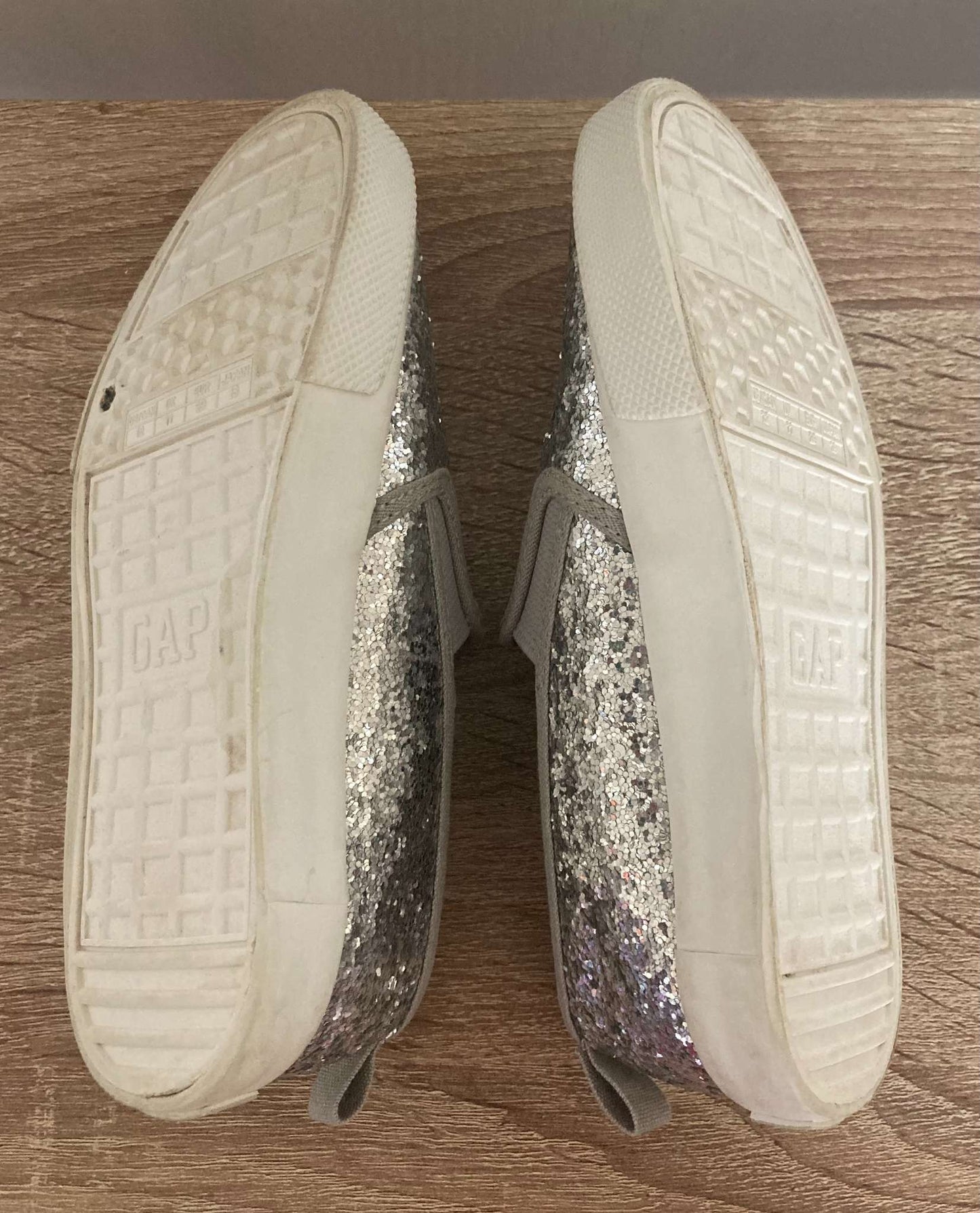 Silver Sequence Shoes, Size 12, Shoes 12 (Toddler:2-4yr)