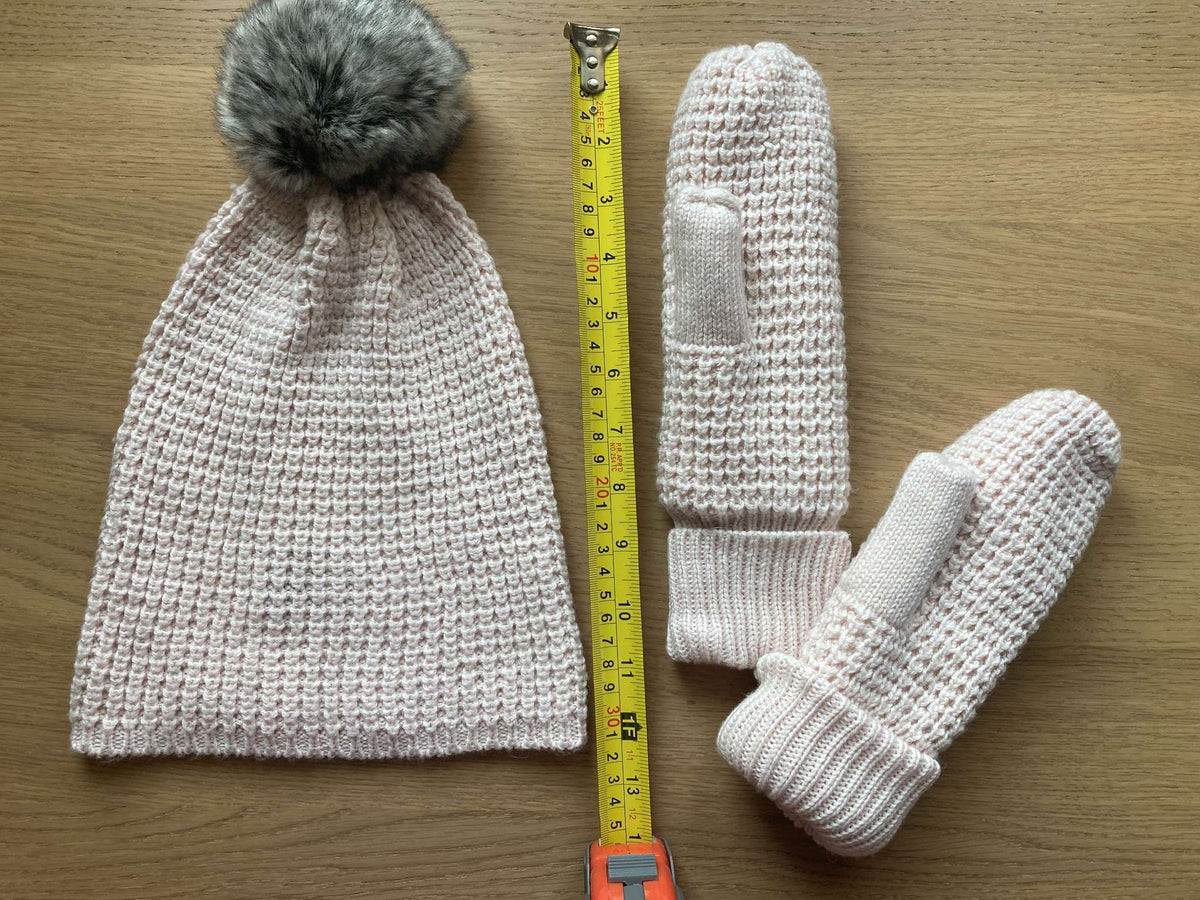 NEW Bundle Fall/Winter Hat & Mittens, Size 9-10, Kids 10