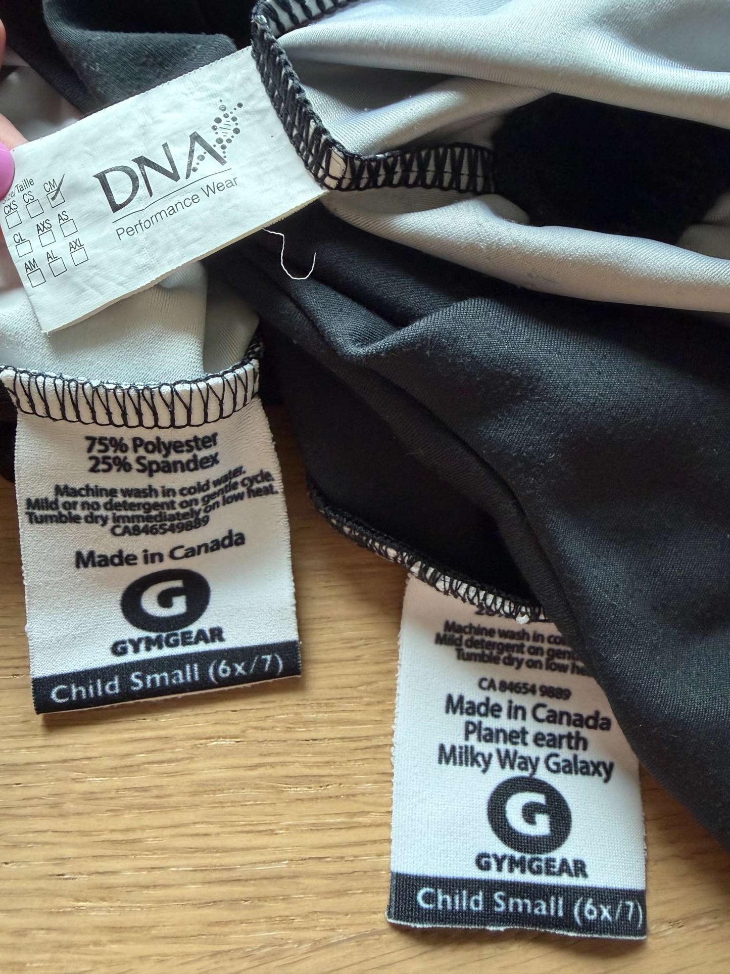 Bundle 3 Leotards by Gymgear and DNA, Size 6/7 (Value $175), Kids 7