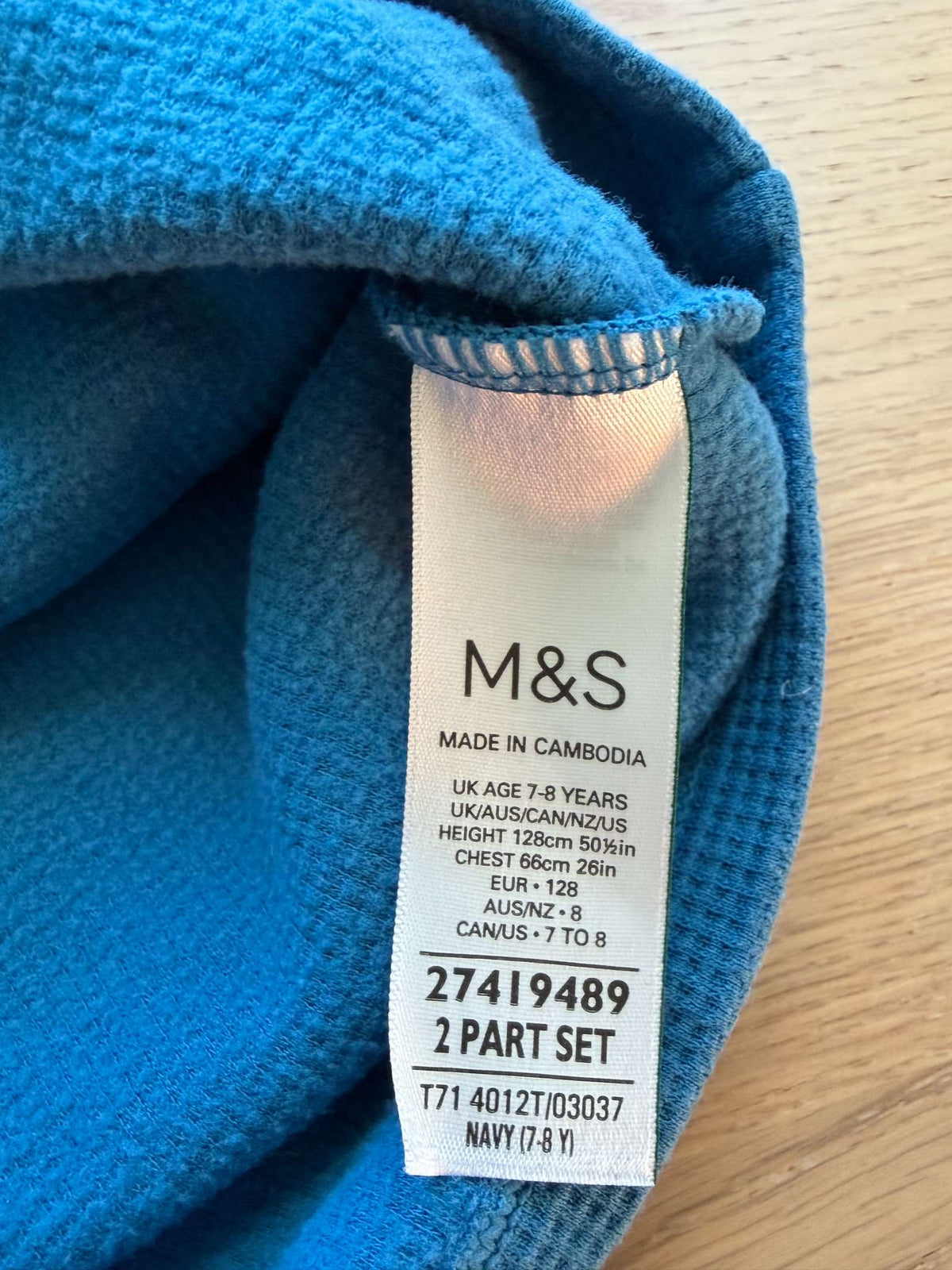 Bundle 2 Sweatshirts by M&S, Size 7-8, Kids 7