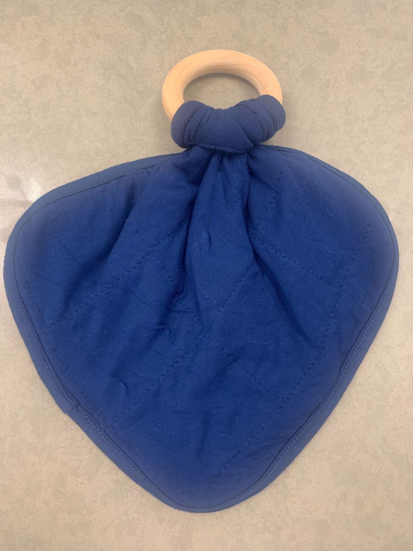 Kyte Baby Lovey in Tahoe with Removable Wood Teething Ring