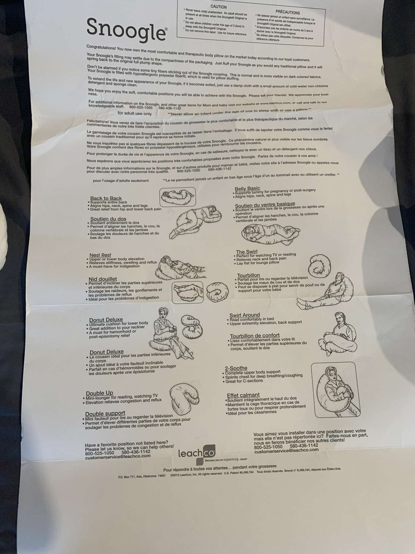 Snoogle Pregnancy Pillow