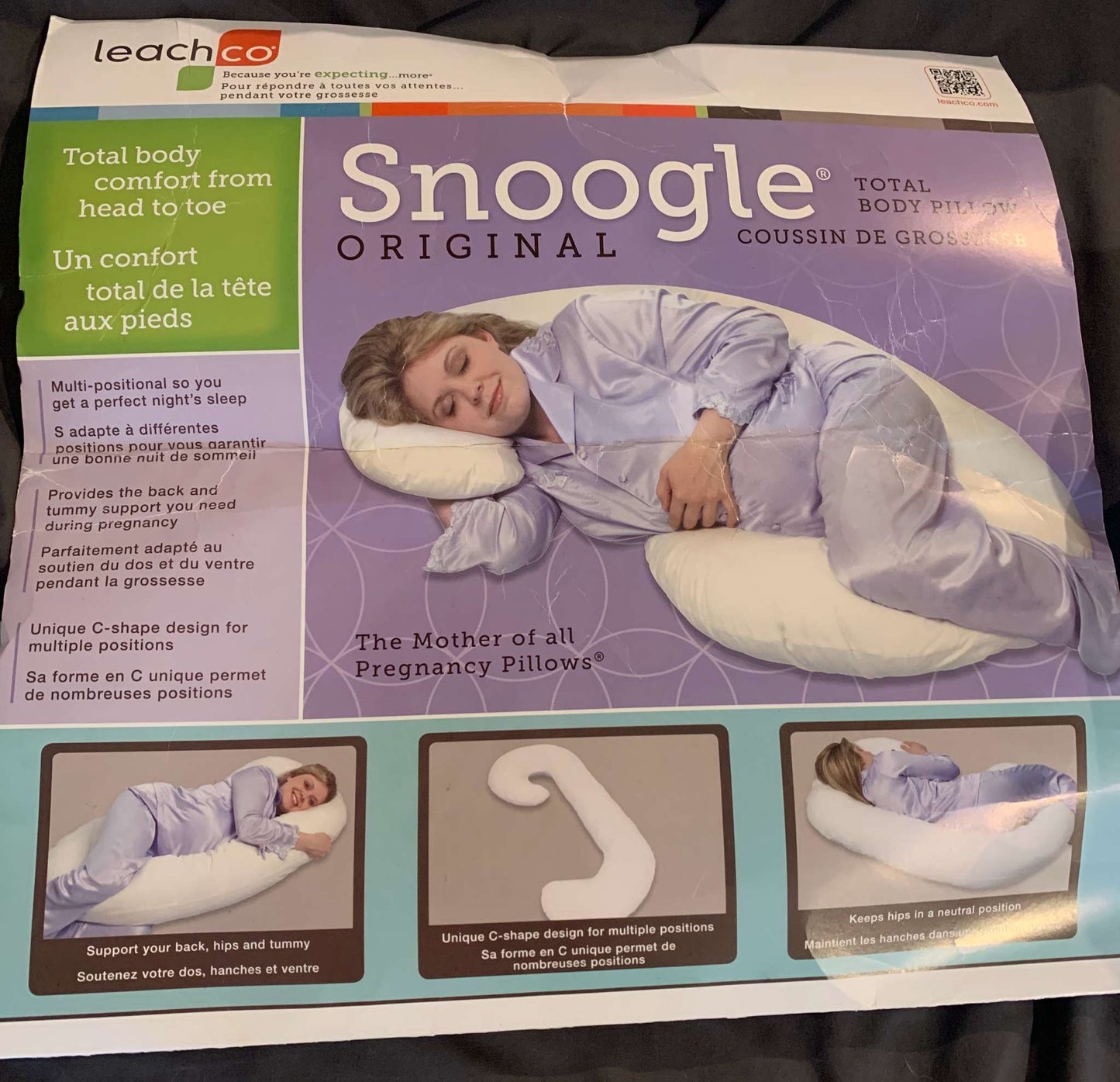 Snoogle Pregnancy Pillow