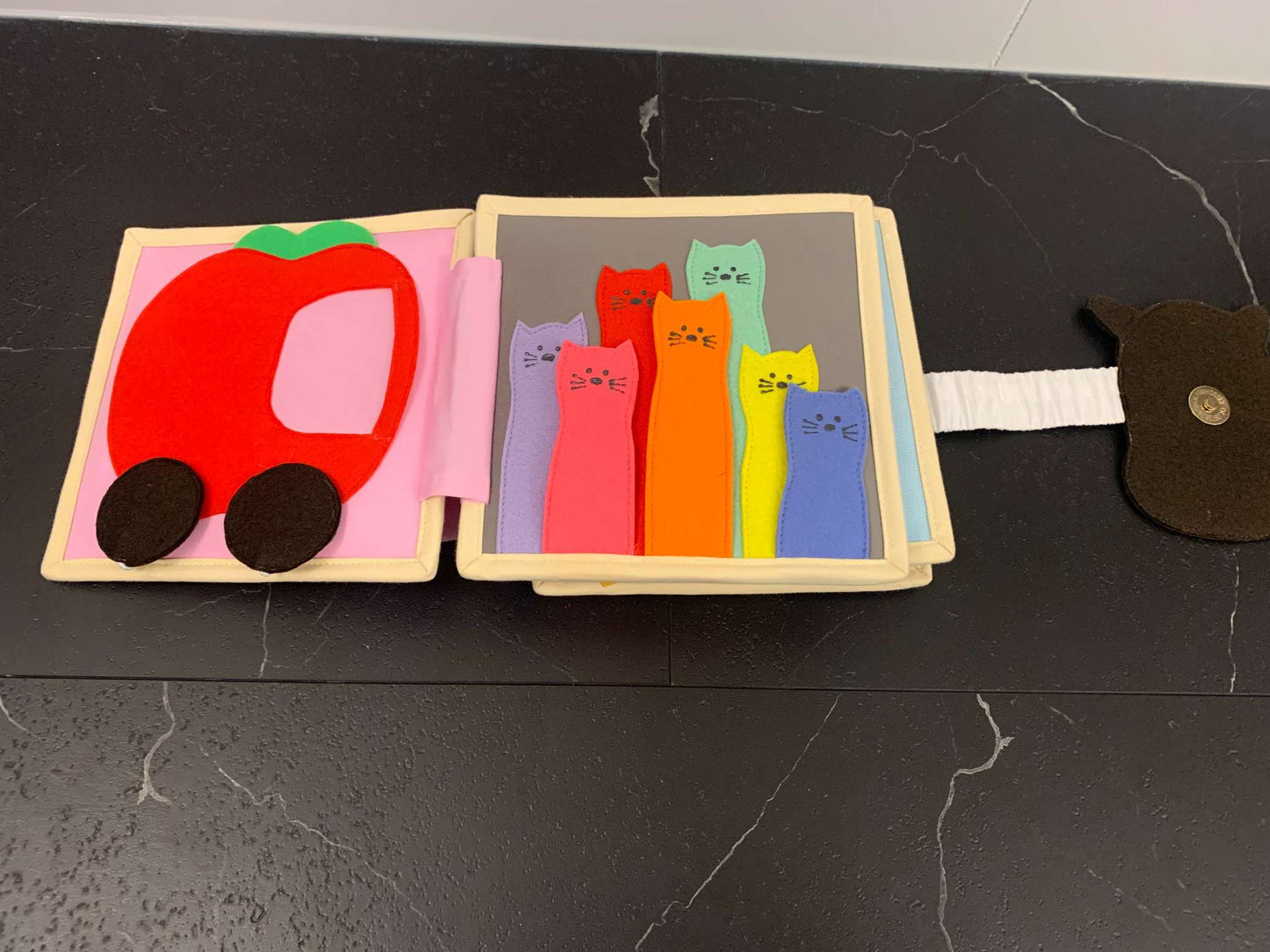 Educating Amy Baby Quiet Book Zebra