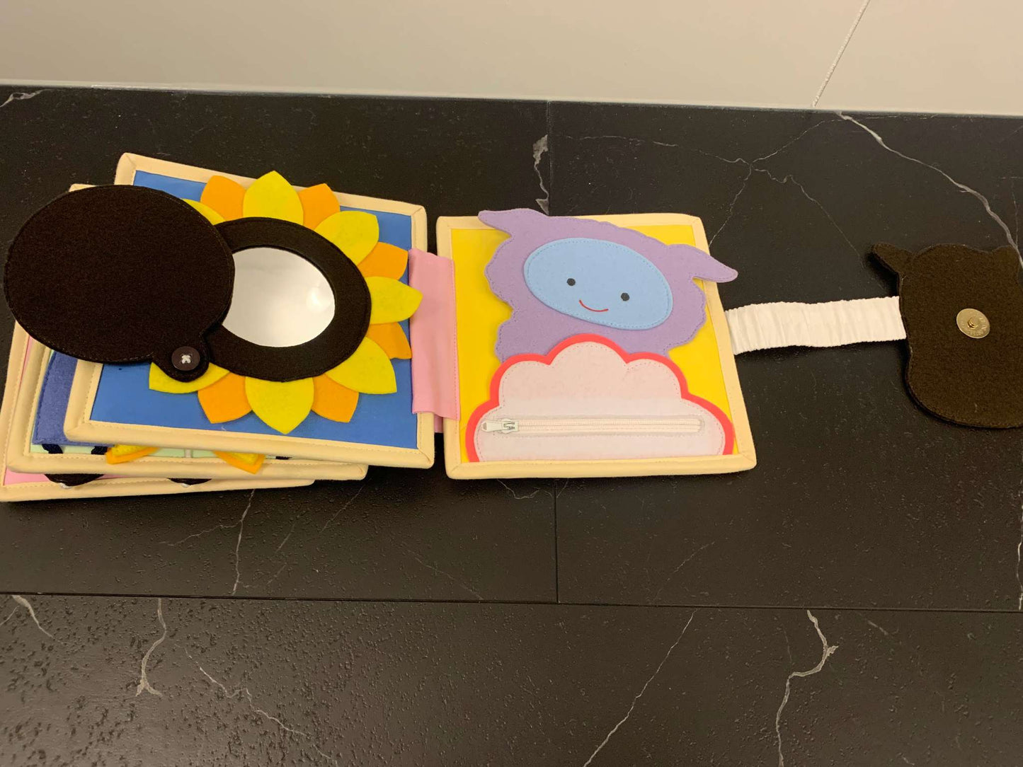 Educating Amy Baby Quiet Book Zebra