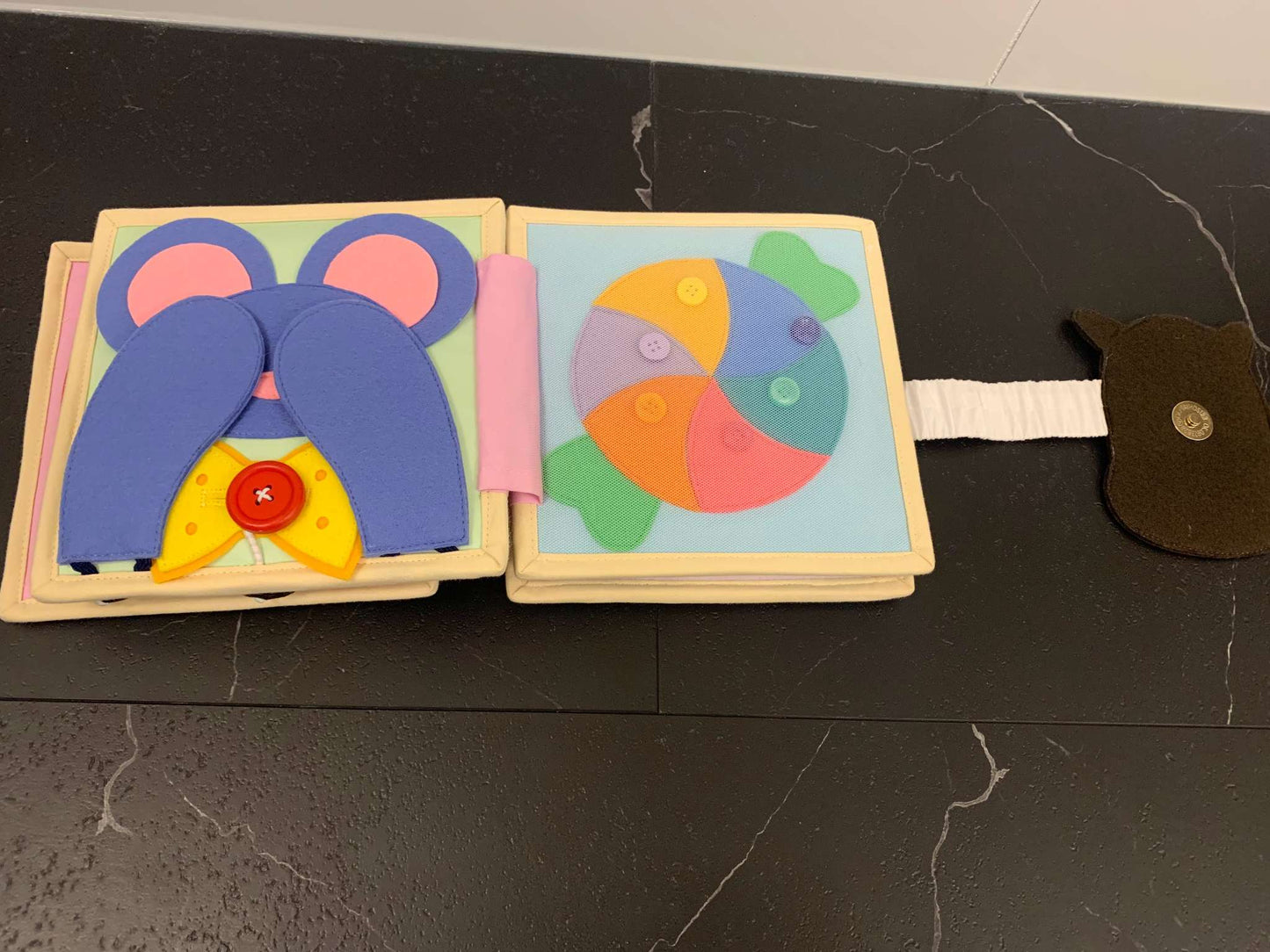 Educating Amy Baby Quiet Book Zebra
