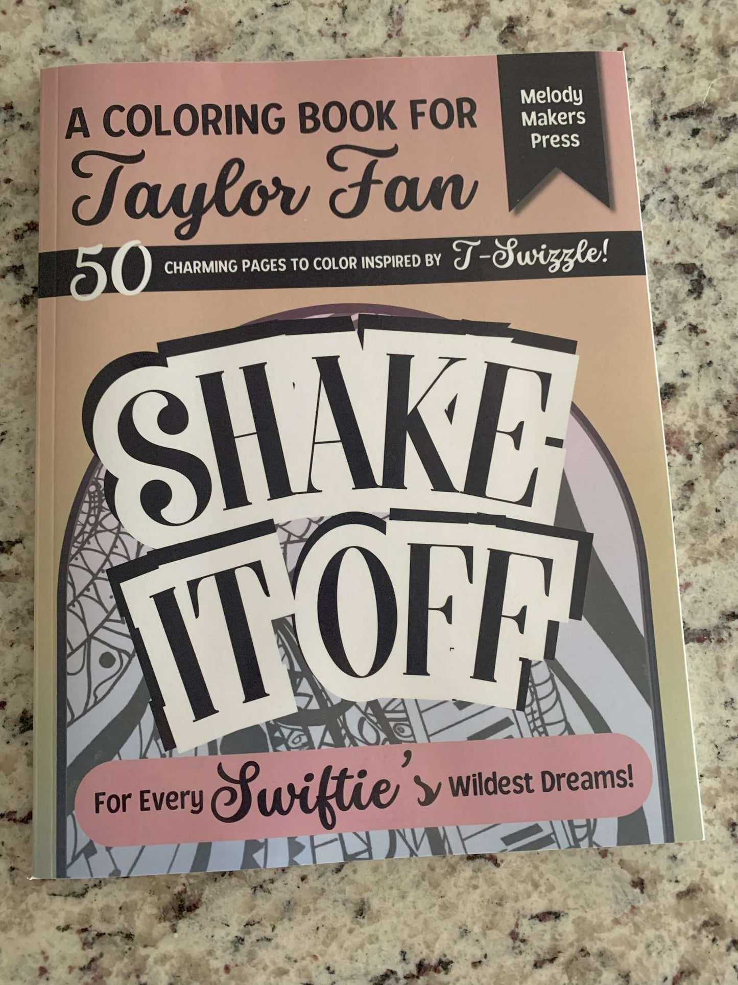 Shake It Off Taylor Swift Colouring Book - NEW