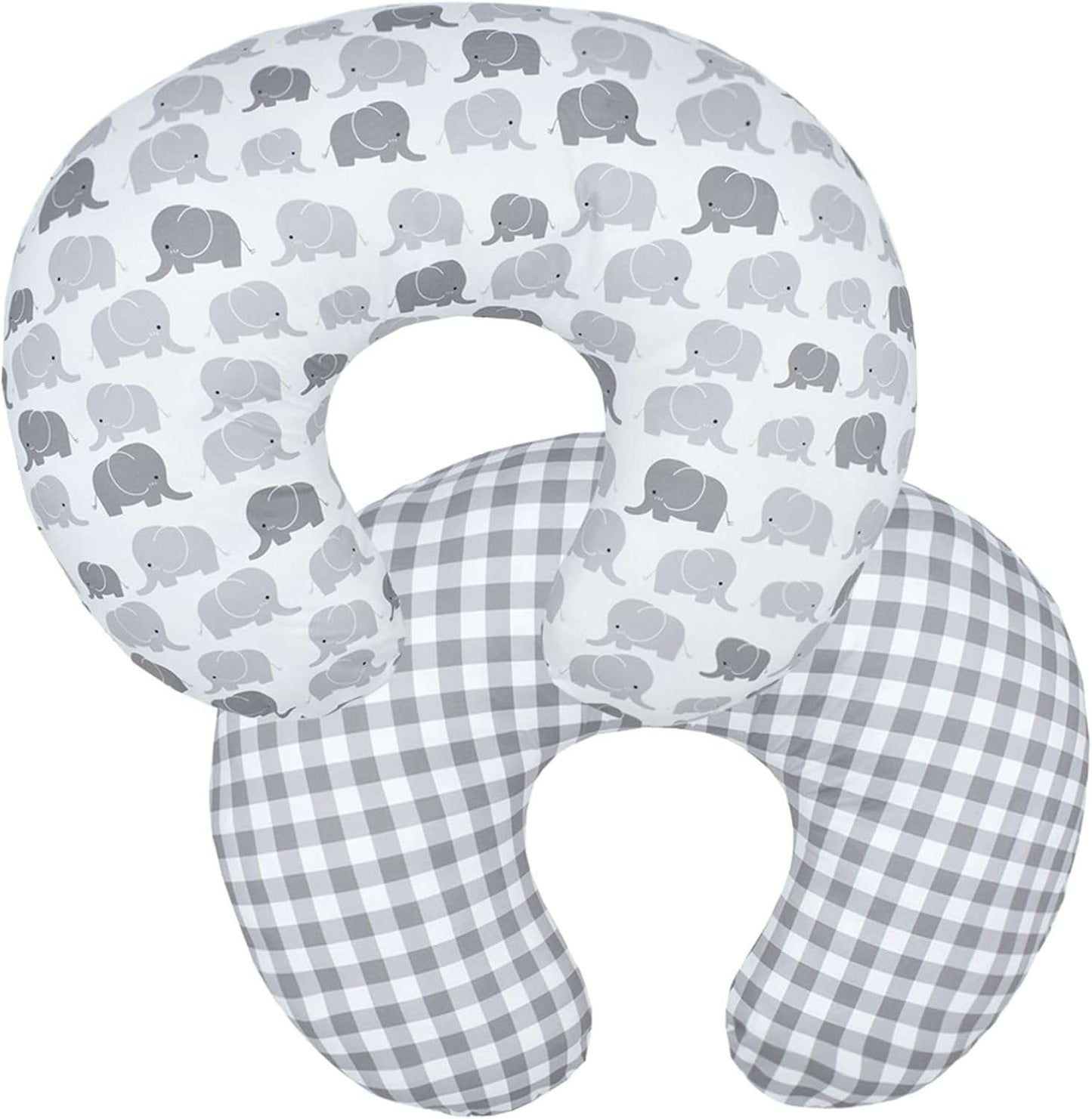 Boppy Nursing Pillow and two pillow covers
