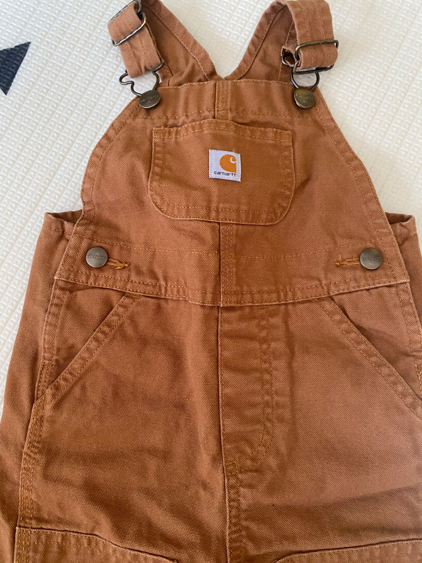 Carhartt Overalls - Carhartt Brown, Kids 18 Month (12-18M)
