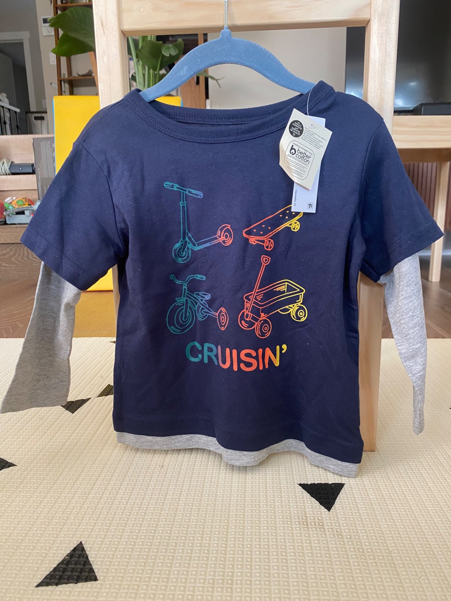 2 long sleeve shirts NWT, Kids 2T