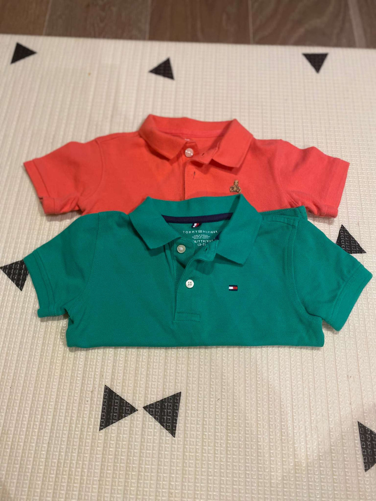 Polo's x 2 Coarl and Green, Kids 2T