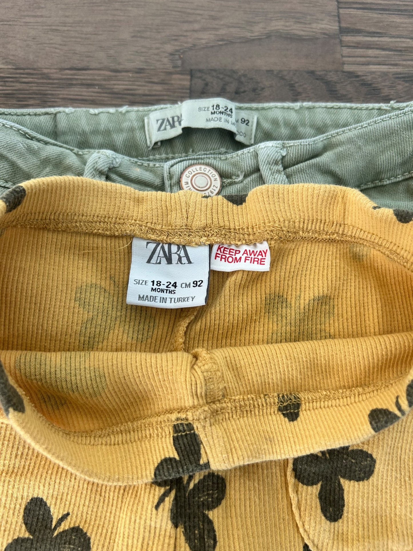2 x Zara Pants 18-24 mos, Kids 24 Month (18-24M)