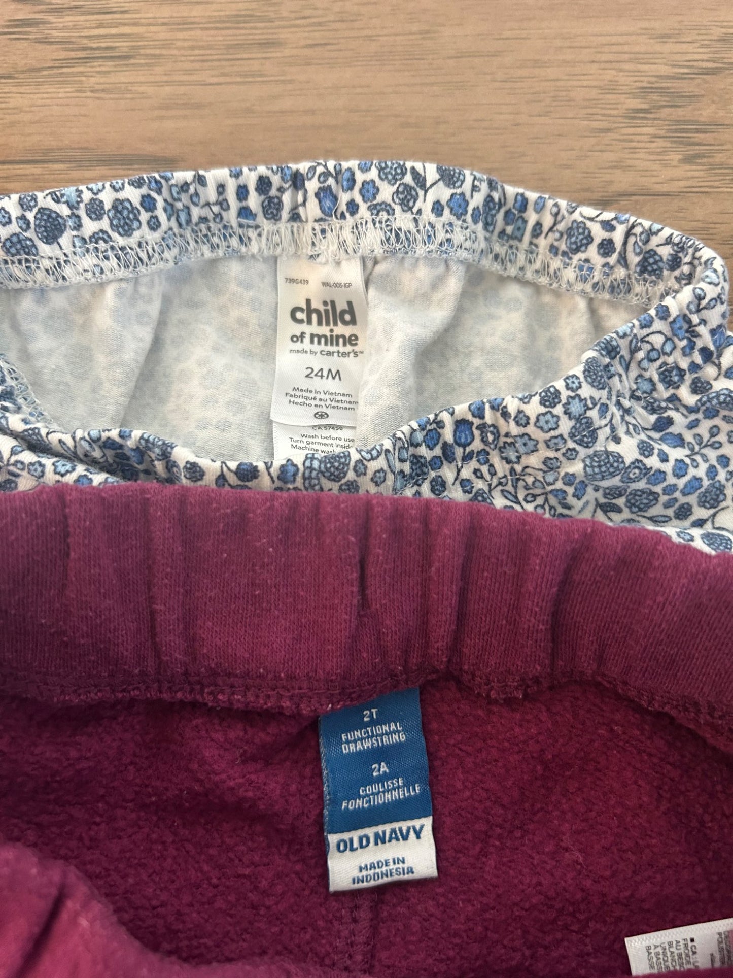 4 x Pants 24mo/2T (GAP, Disney, Old Navy), Kids 24 Month (18-24M)