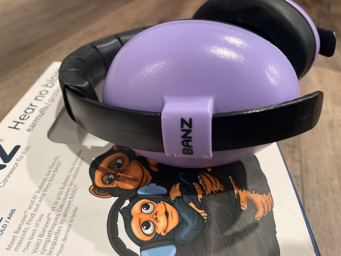 Banz hear no blare earmuffs. 0-2years