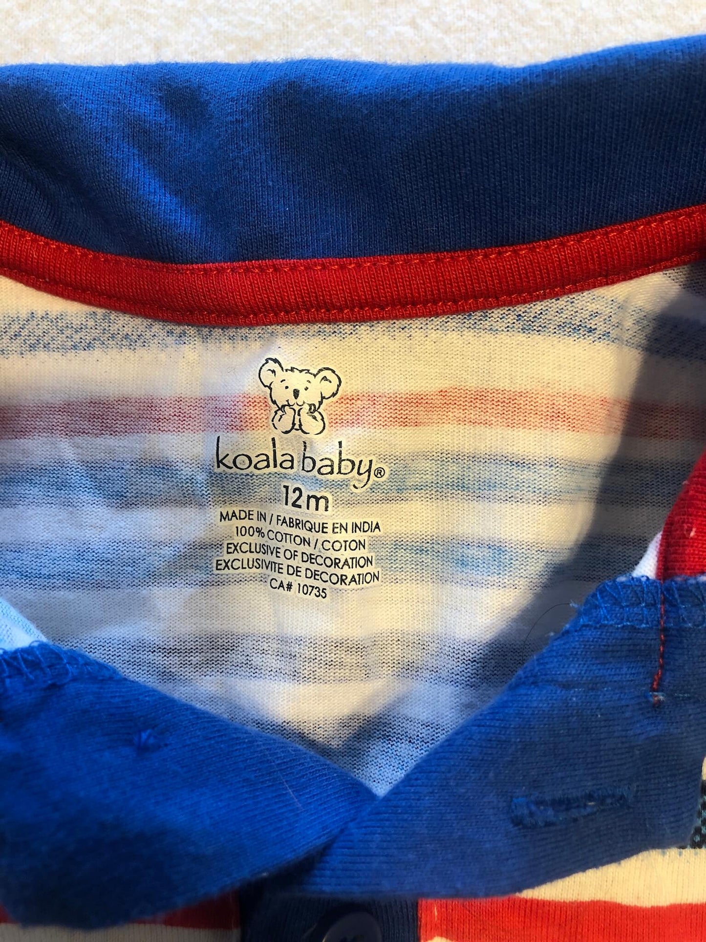 Crabby romper, Kids 12 Month (9-12M)