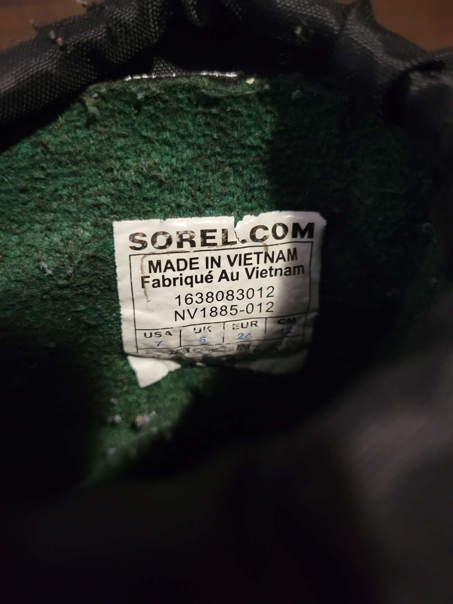 Sorel winter boots, size 7T, Shoes 7 (Walkers:12-24 mth)