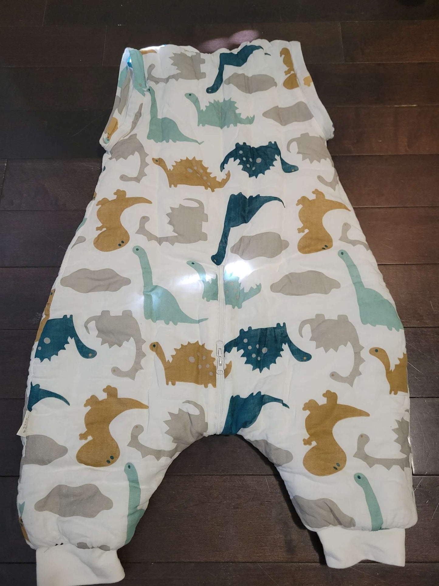 Dinasour footless sleep sac, size 80/48, 12-18 Months (Large)