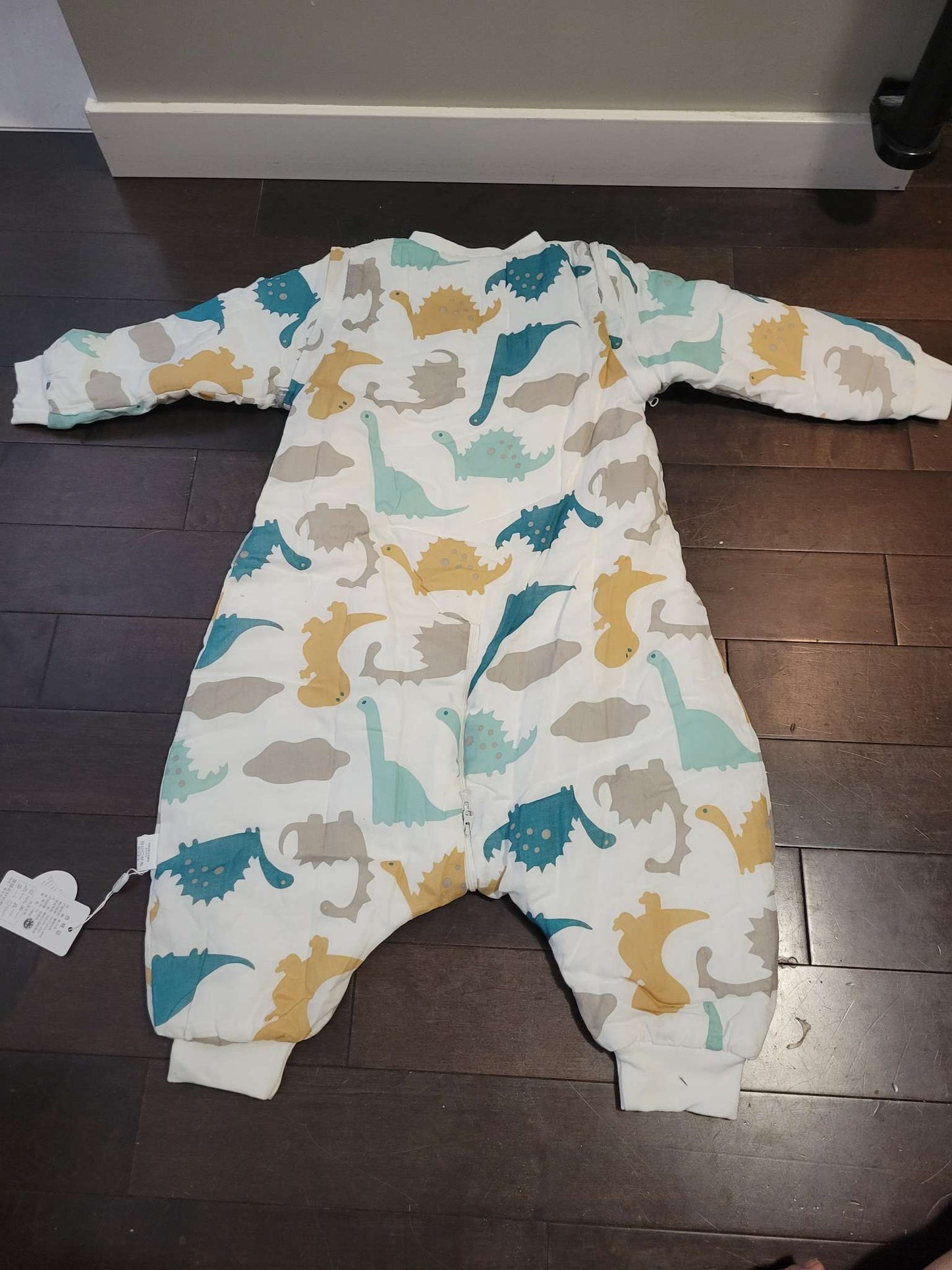 Footless Dinasour sleep sac, size 90/52, 2T, 3T & 4T+