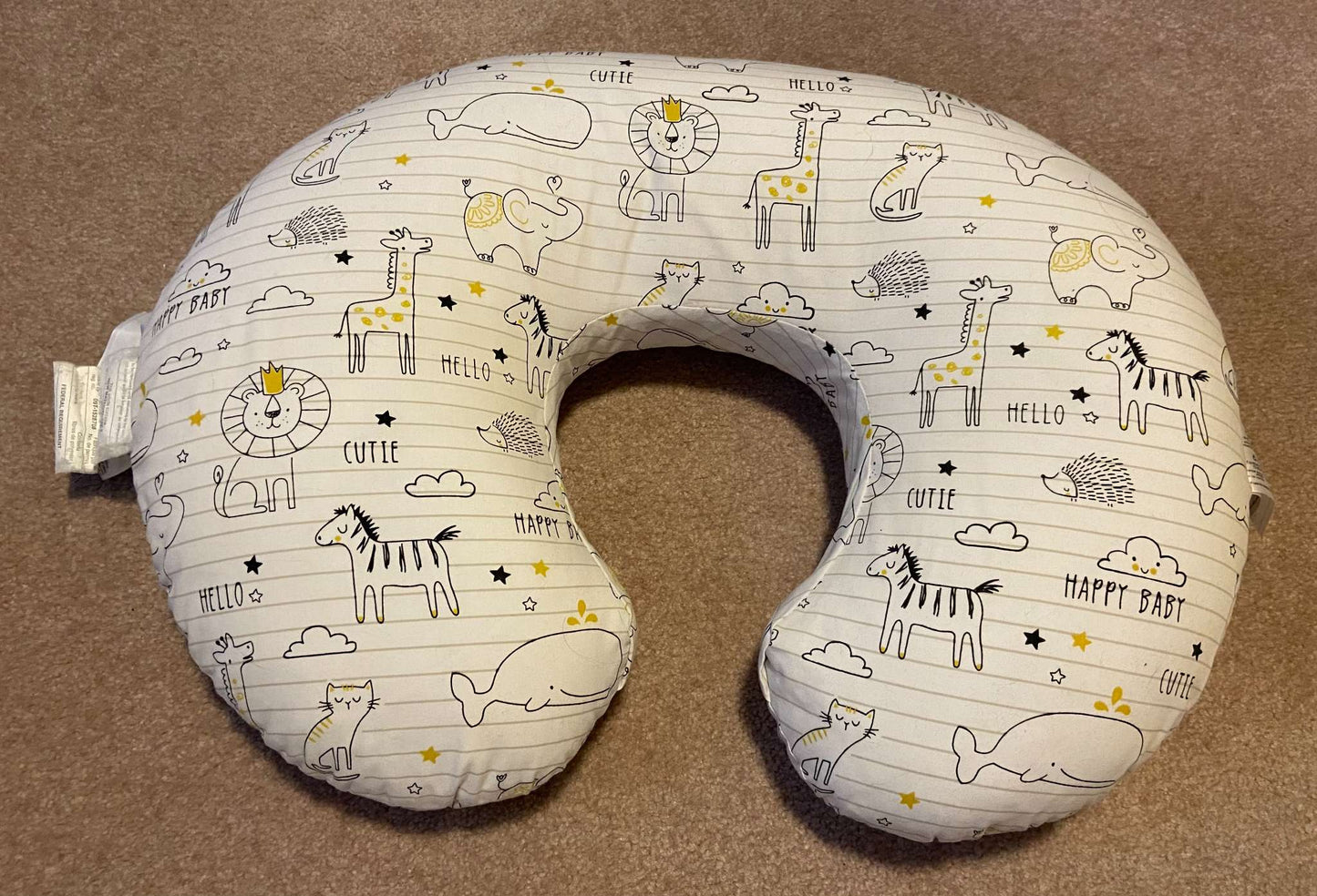 Breastfeeding Pillow with Cute Animal Design, Boppy, MSRP $65