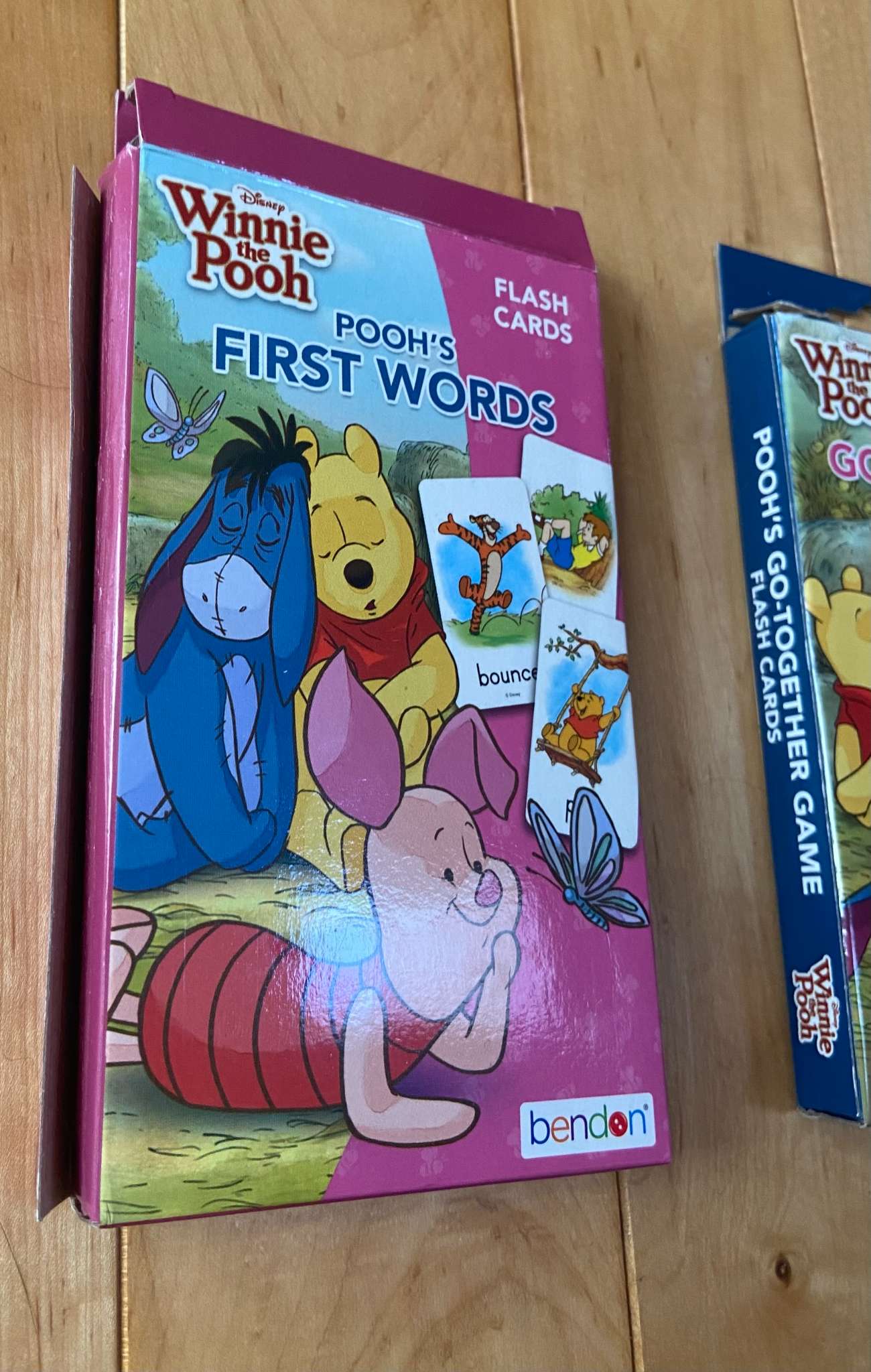 Winnie the Pooh 3 Flash Card Games (First Words, Colors/Shapes, Go Together Game)