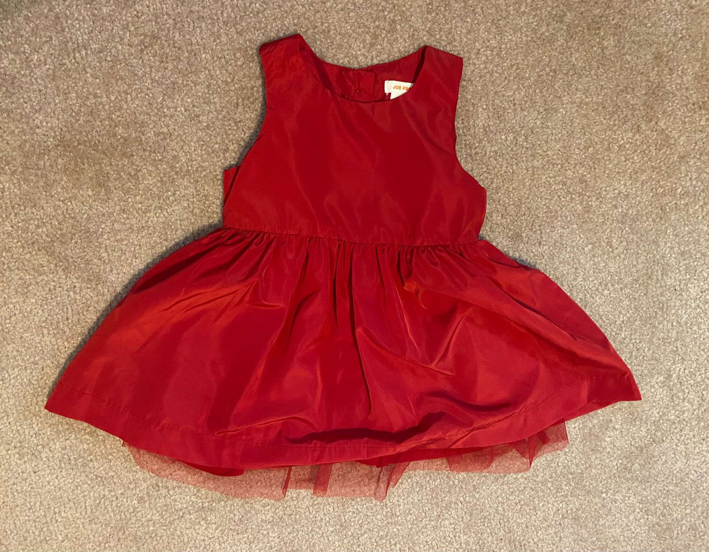 12-18 Month Fancy Red Dress, Kids 18 Month (12-18M)