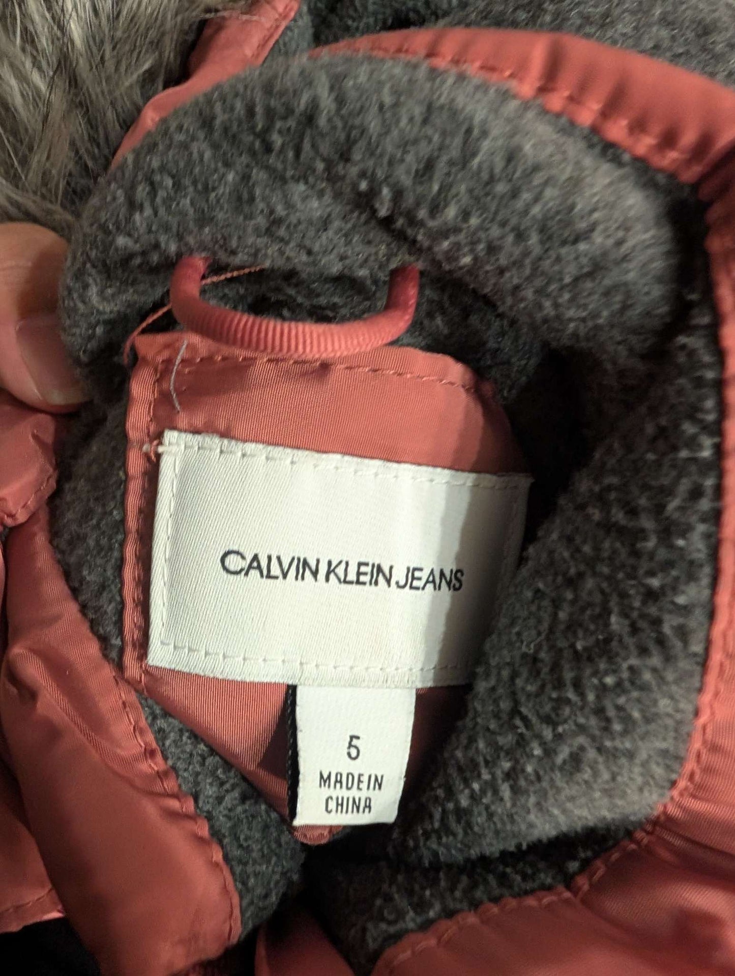 Calvin Klein winter jacket , Kids 5/5T (extra small)
