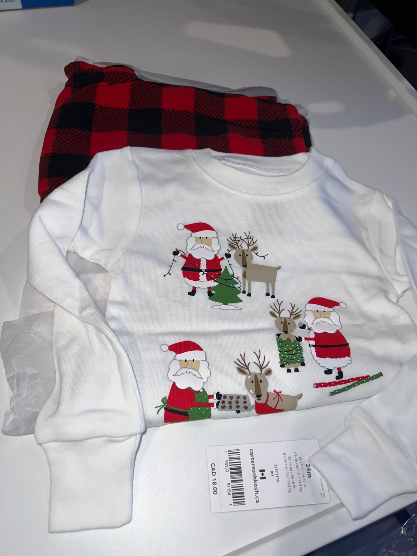 Unisex- Brand new Carters 24m two piece pajamas , Kids 24 Month (18-24M)