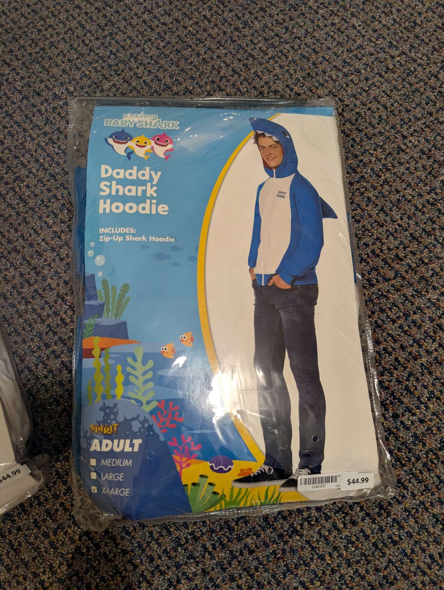 Baby Shark, Mommy Shark & Daddy Shark Halloween Costumes, Kids 9 Month (6-9M)