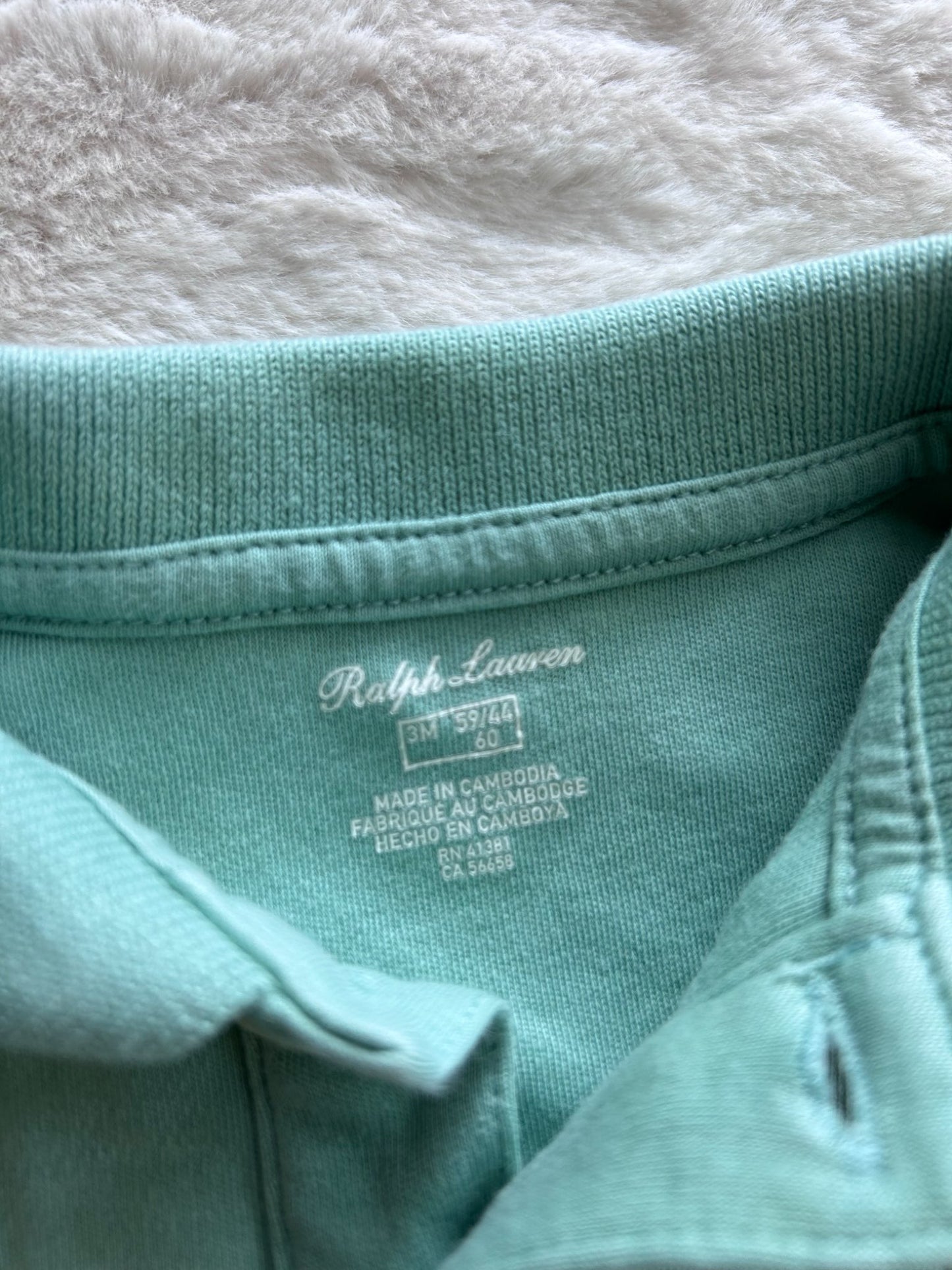 Ralph Lauren polo romper, Kids 3 Month (0-3M)