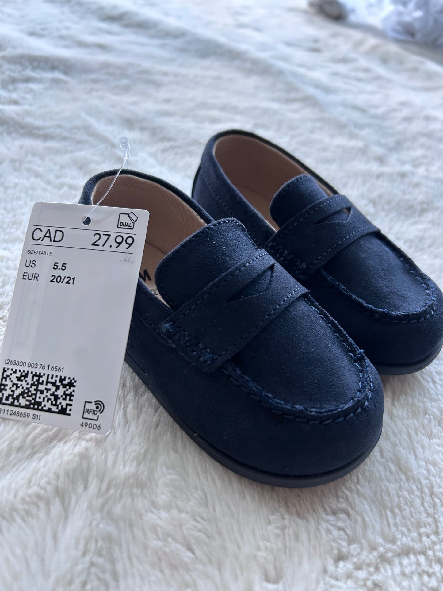 New loafers dress shoes, Shoes 5.5 (Walkers:12-24 mth)