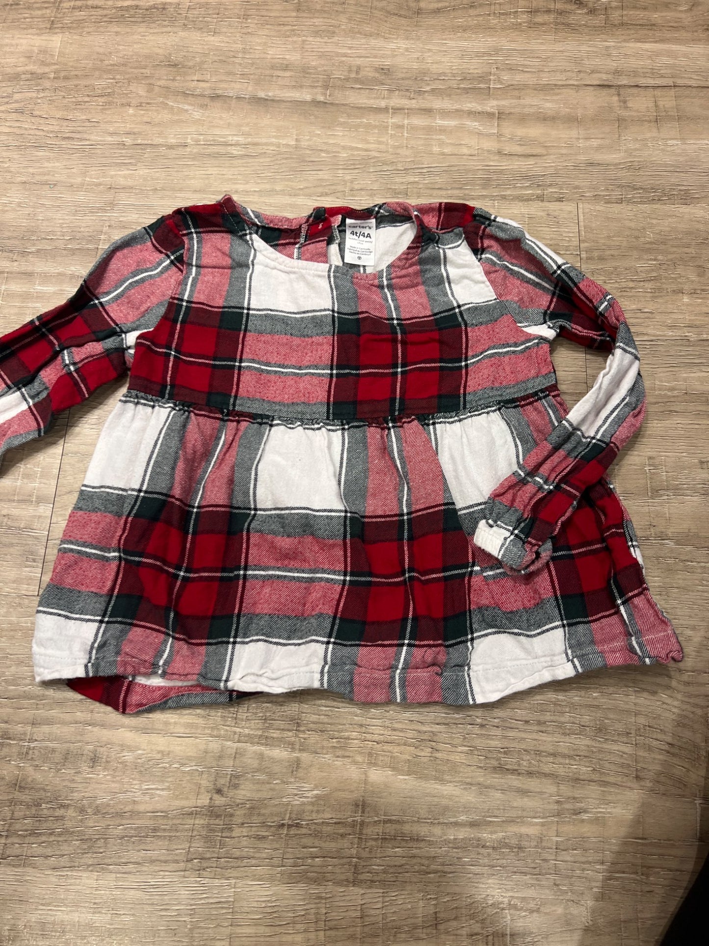*Carters 4T holiday plaid shirt, Kids 4/4T