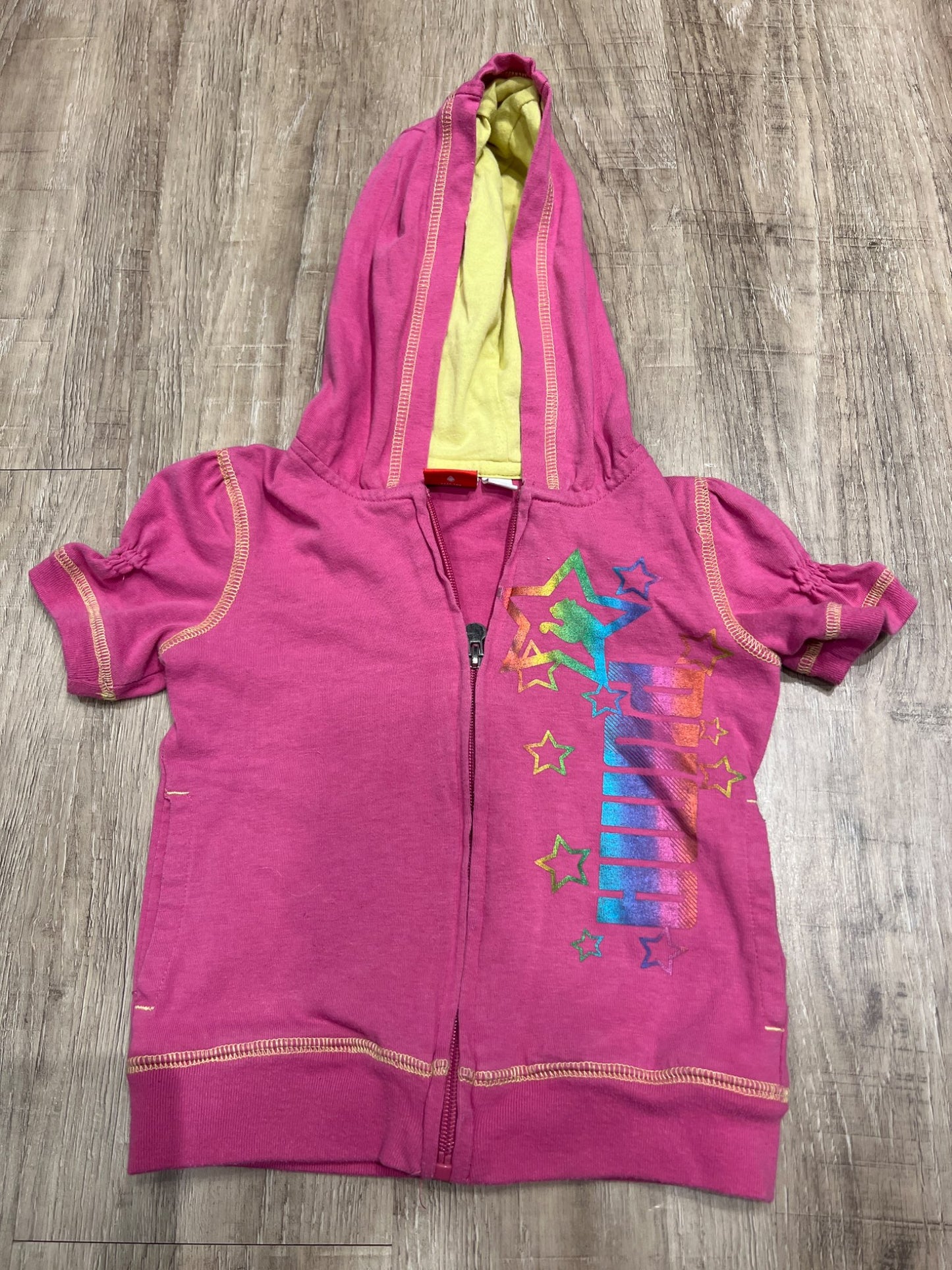 *4T hooded pink puma sweater, Kids 4/4T