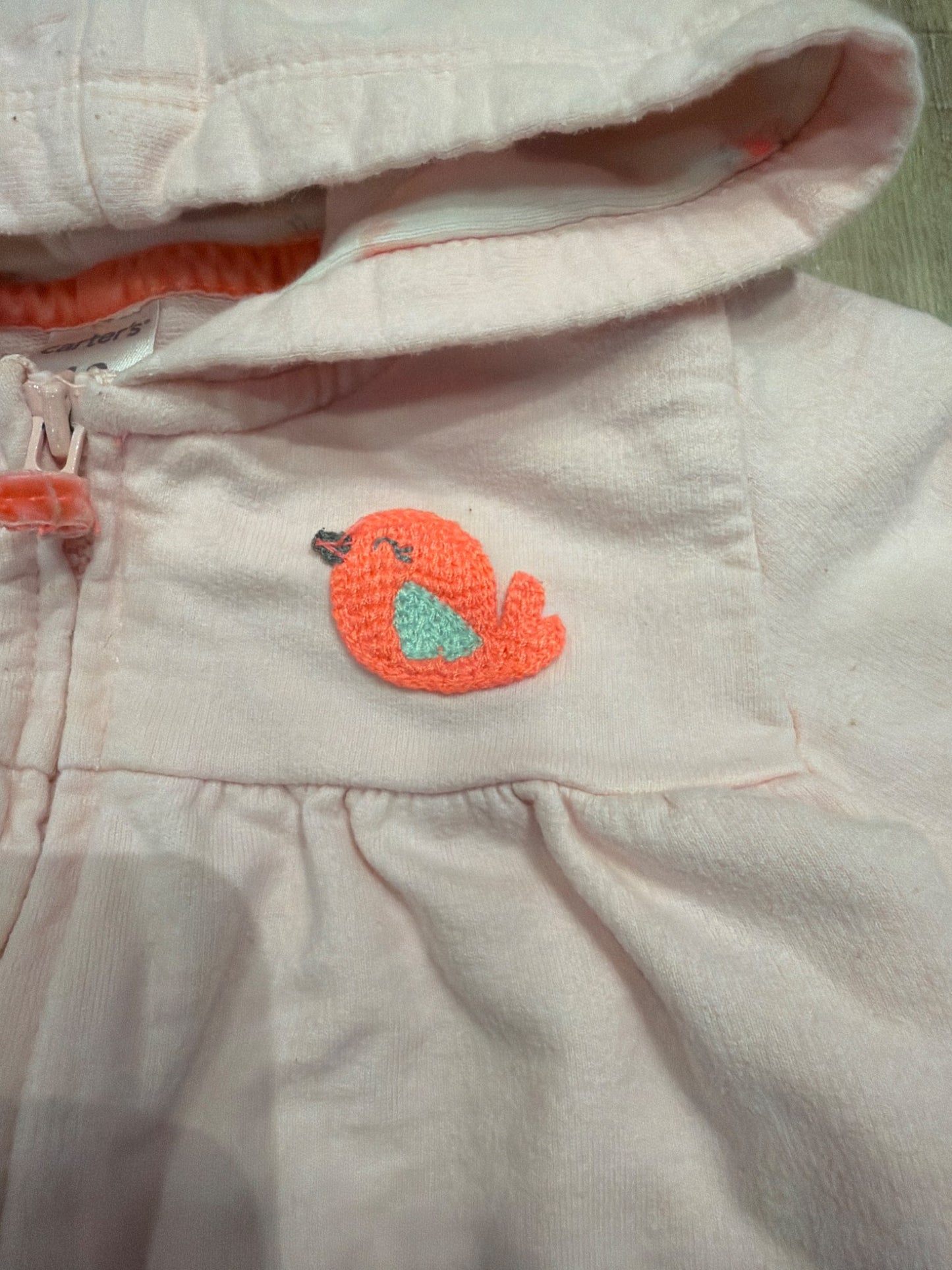 *Carters 12 month pink sweater with pockets , Kids 12 Month (9-12M)