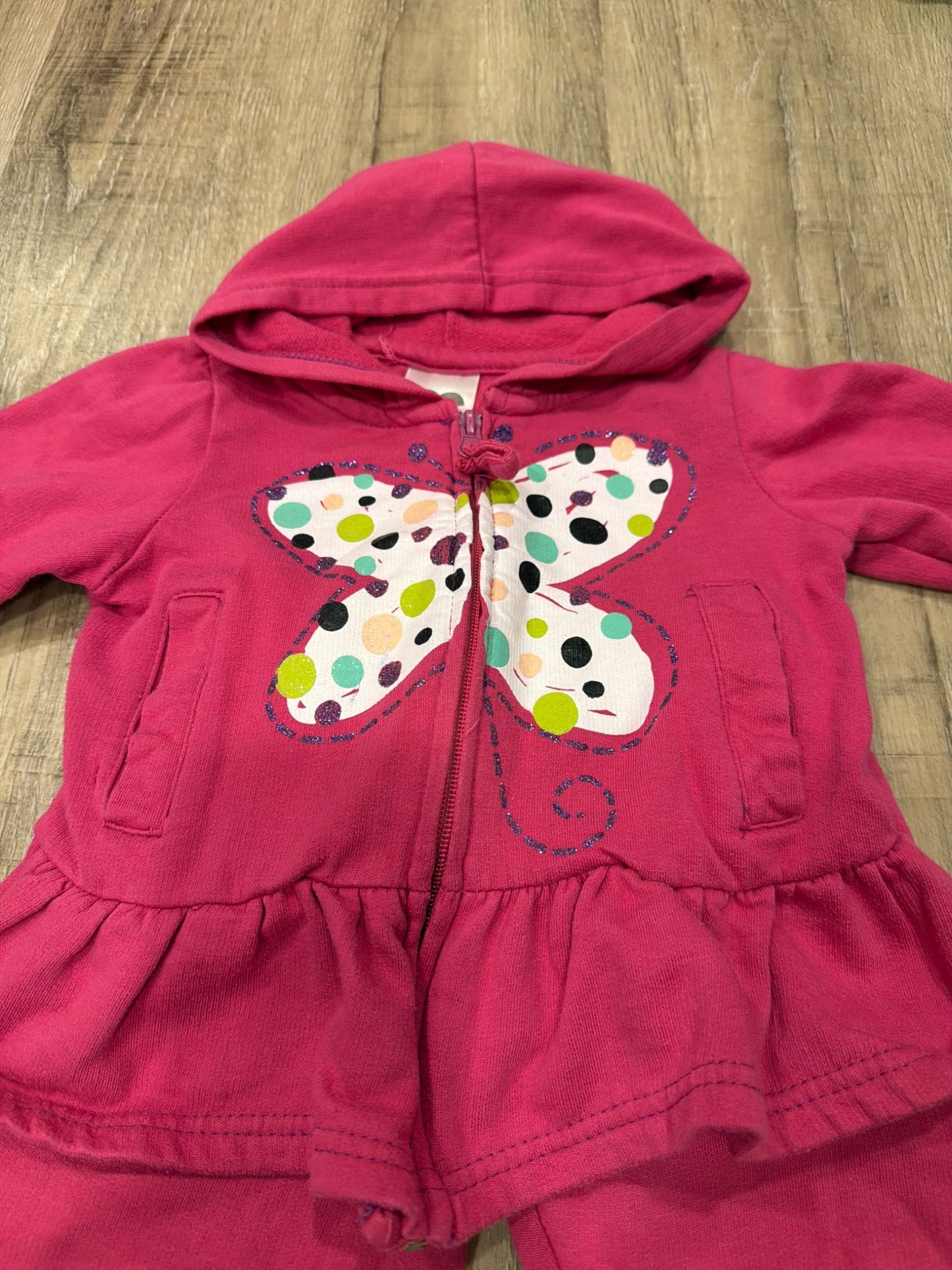 *Cherrystx 3T butterfly matching pink sweater and pants , Kids 3T