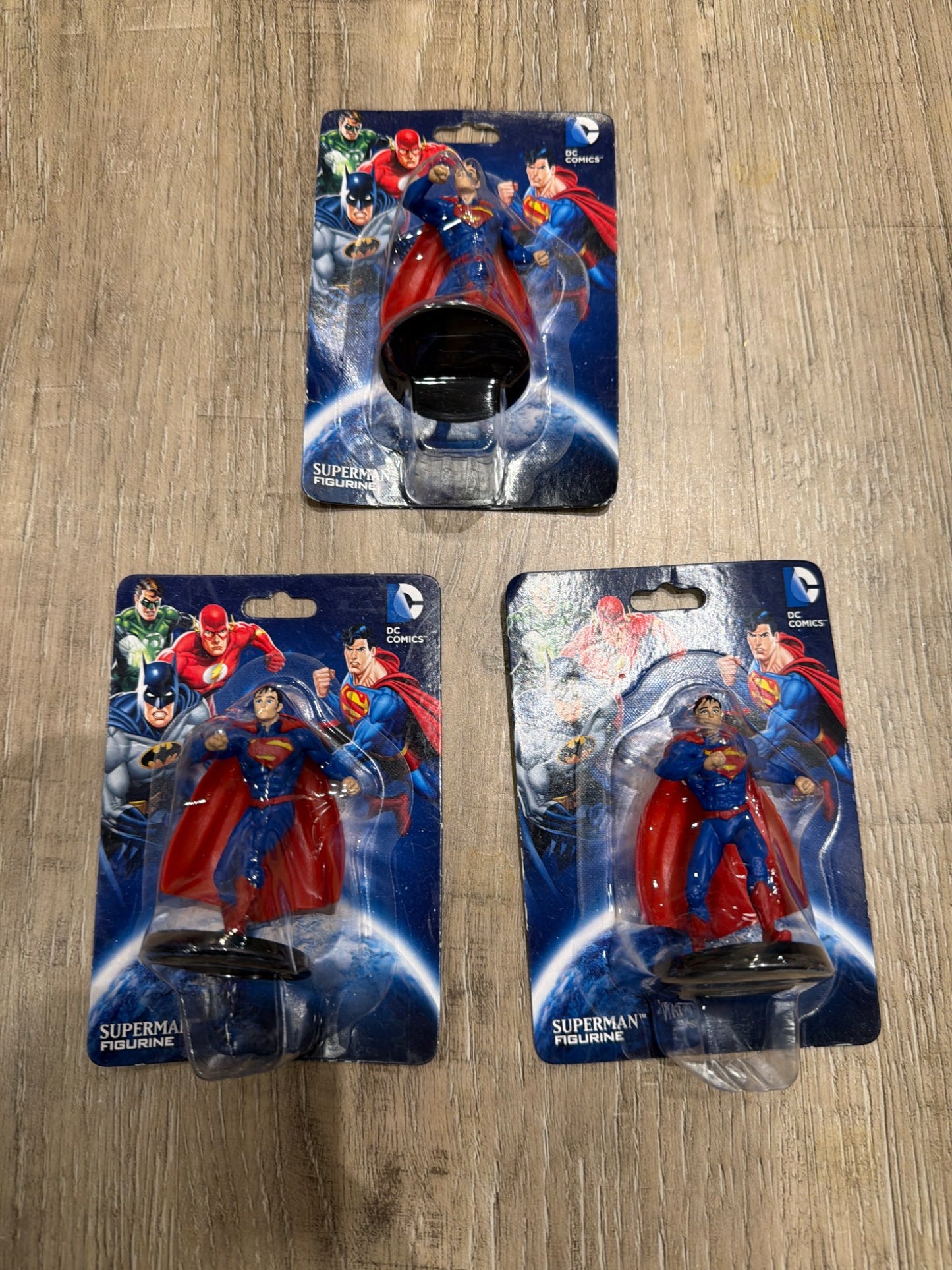 *New in package 2 Dc comics Superman figurines