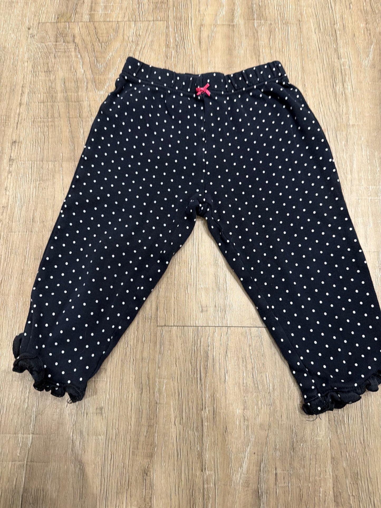 *Carters 18month black polka dot pants , Kids 18 Month (12-18M)
