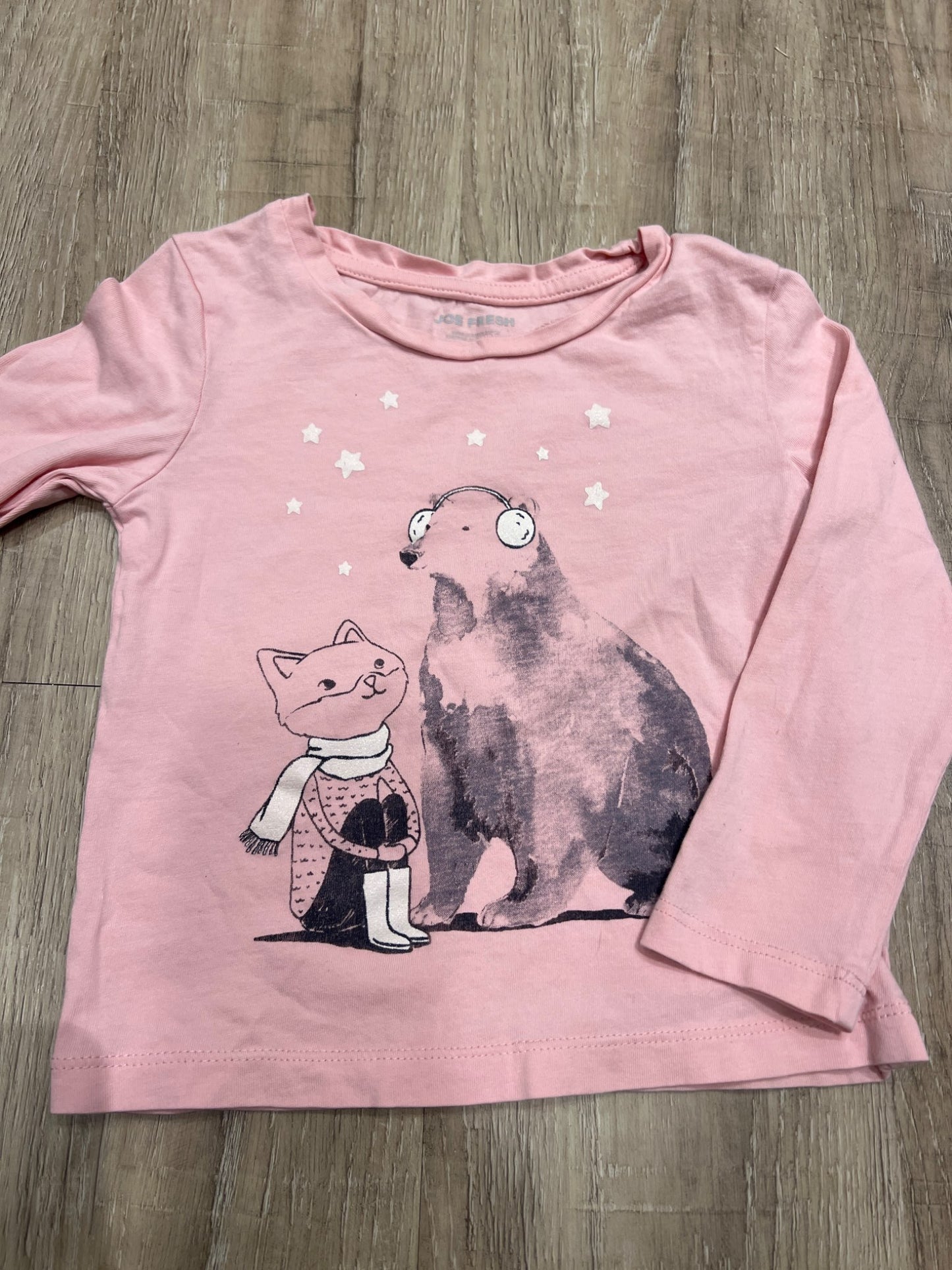 *Joe Fresh 3T polar bear pink shirt, Kids 3T