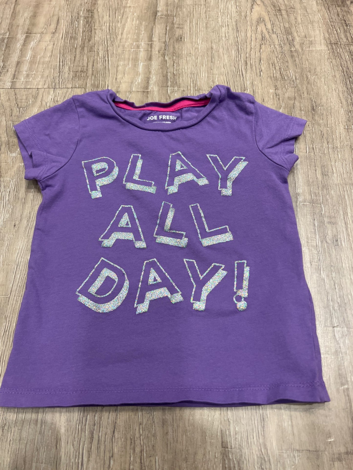 *Joe Fresh 3T purple play all day shirt, Kids 3T