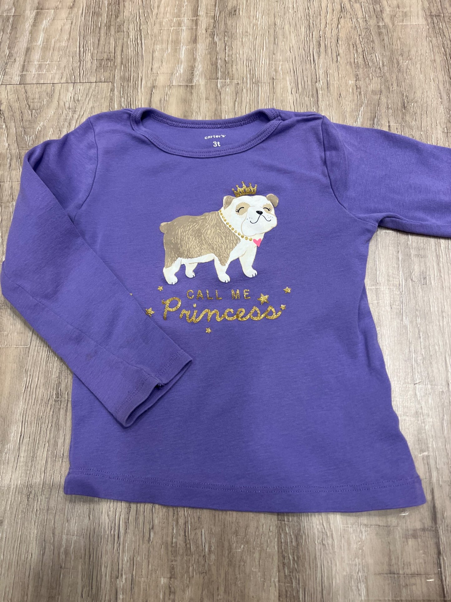 *Carters princess dog shirt 3T, Kids 3T