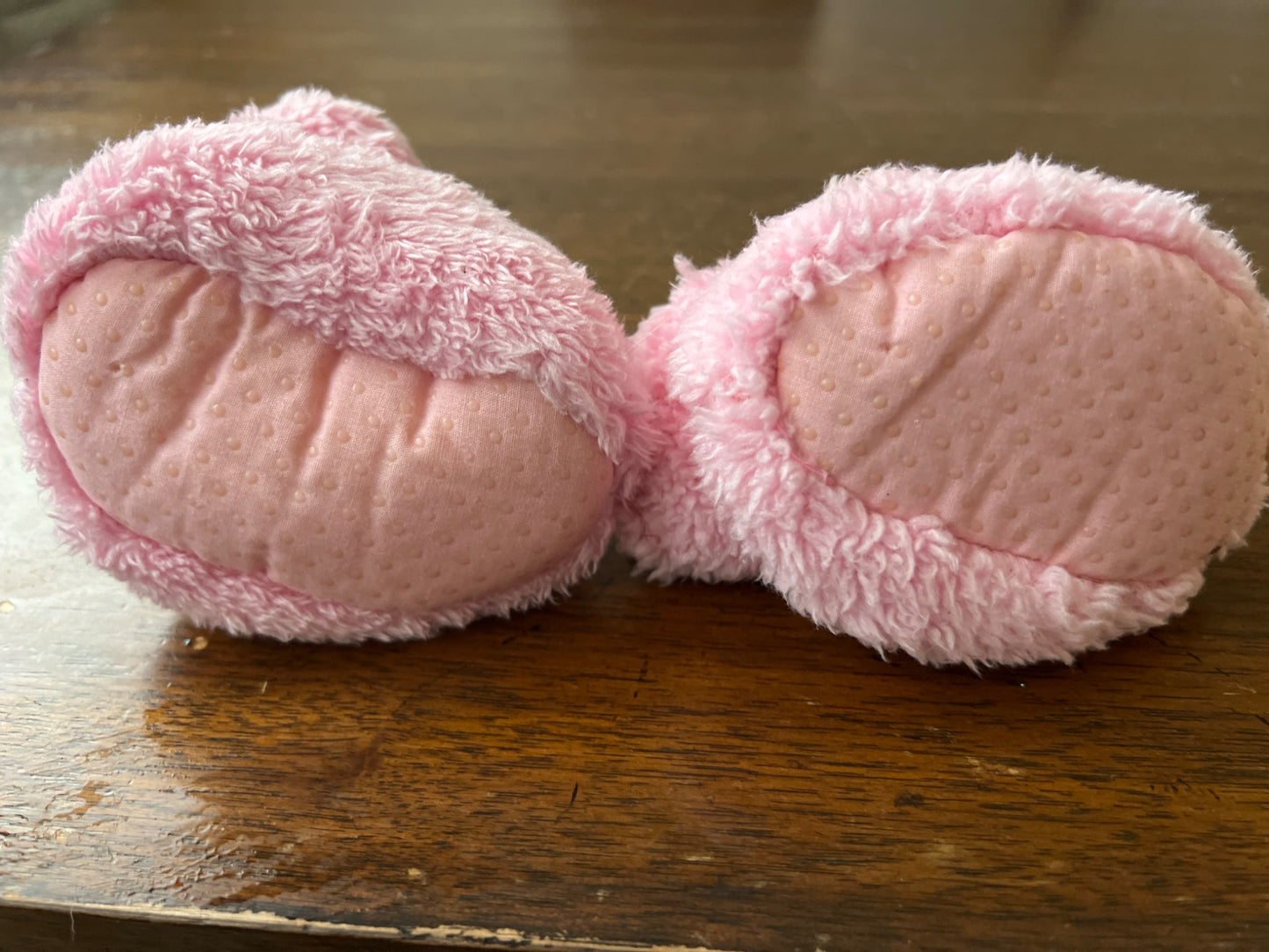 Pink baby booties, Shoes 1 (Baby: 0-12 mth)