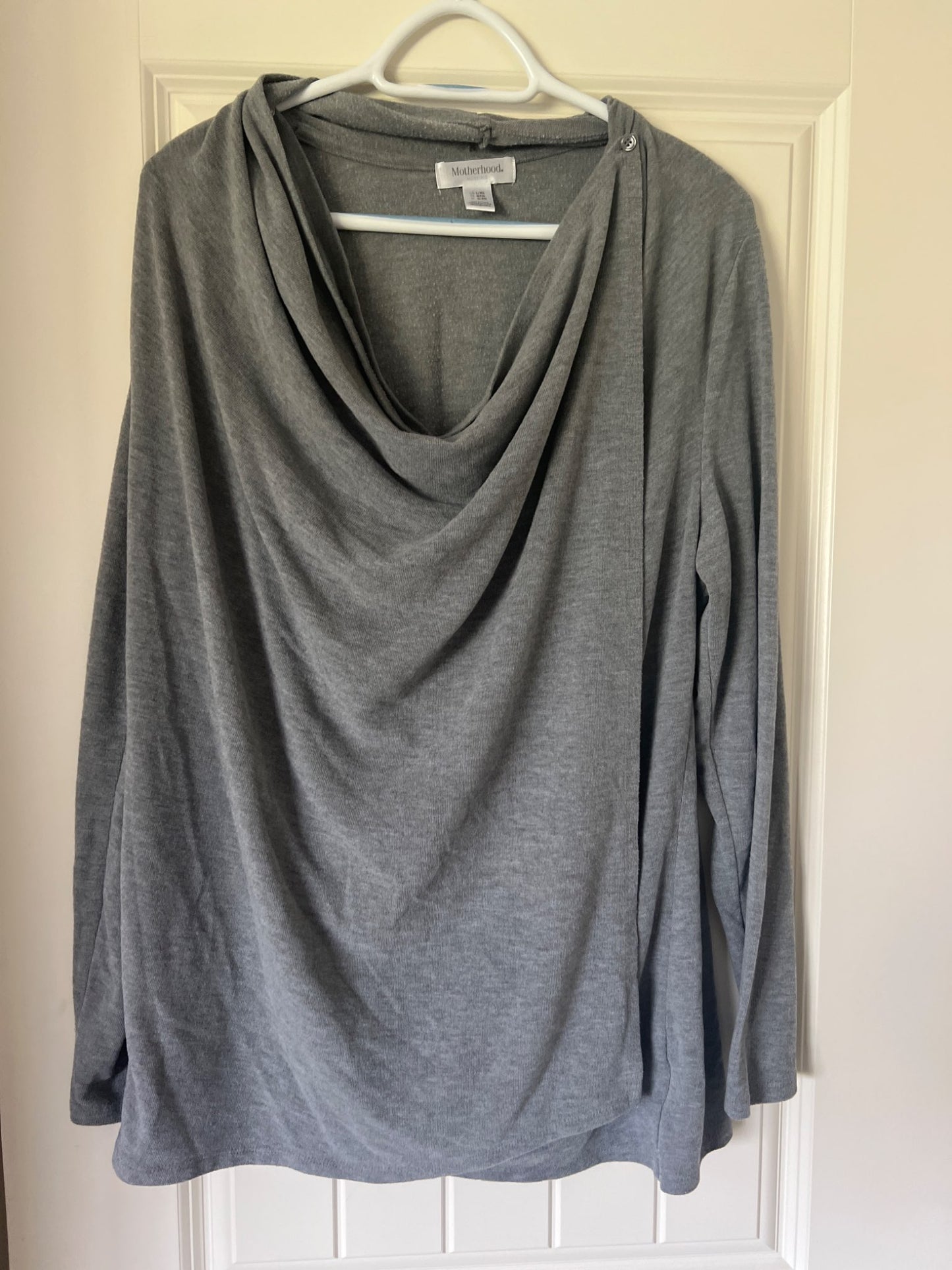Brand Motherhood grey nursing sweater retails $85 (3), Maternity L (12-14)