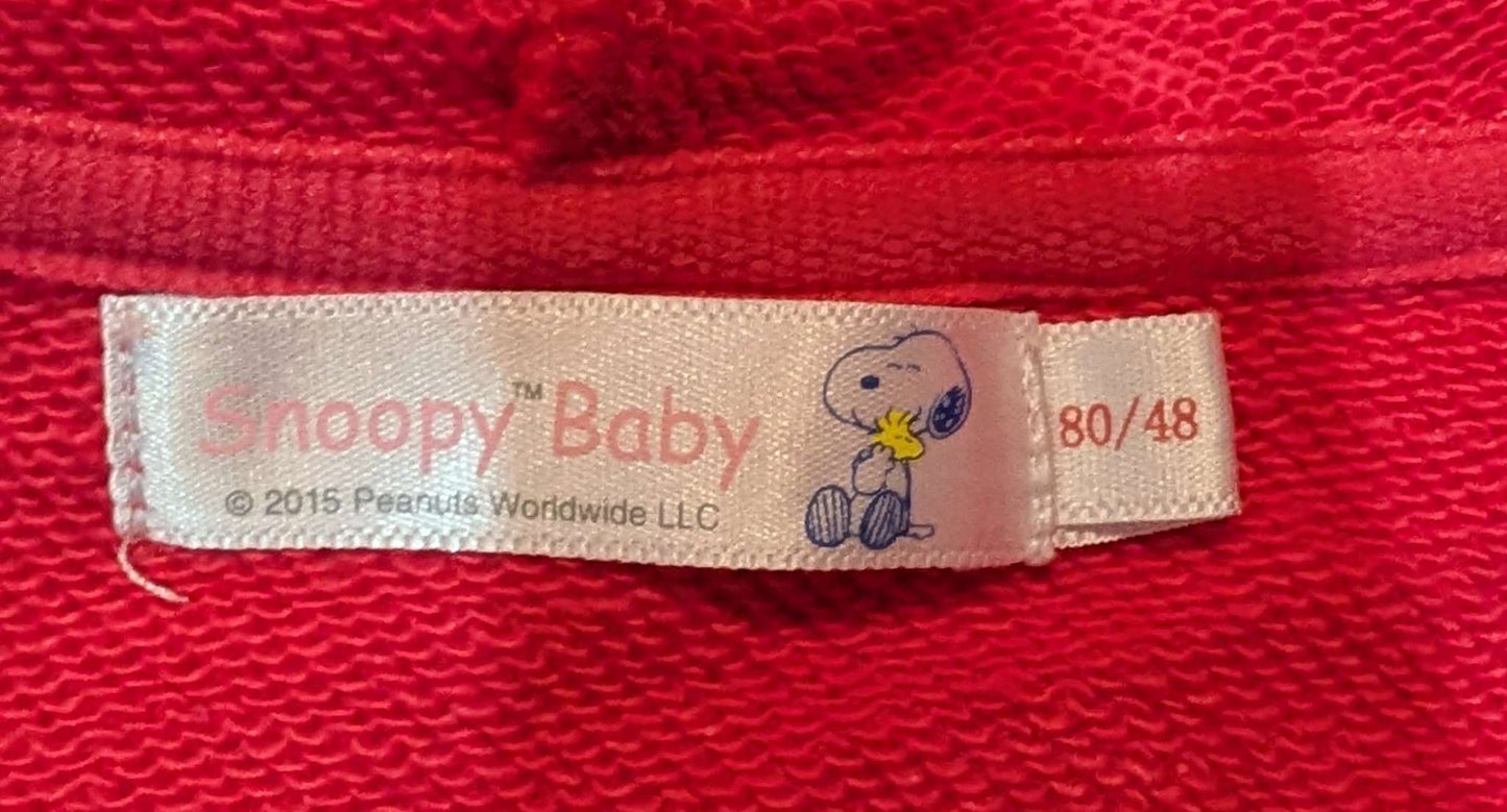 Pink sweater with snoopy , Kids 12 Month (9-12M)