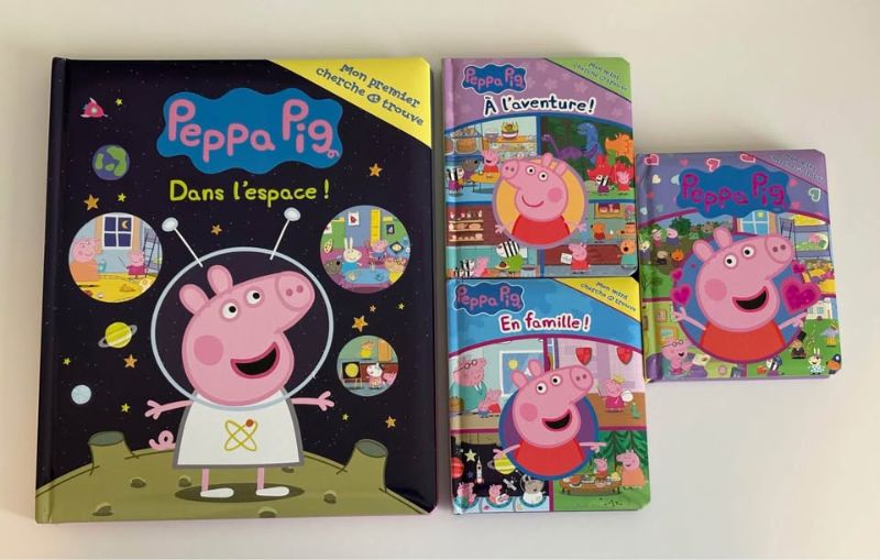 Peppa Pig Toddler FRENCH Books (Sold as a Bundle)