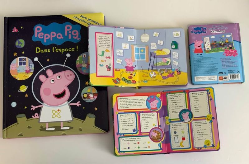 Peppa Pig Toddler FRENCH Books (Sold as a Bundle)