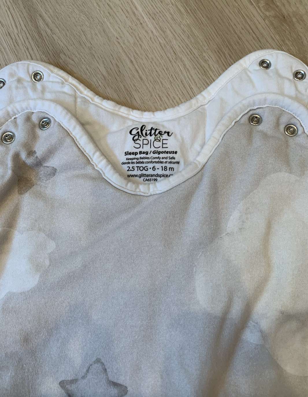 Glitter & Spice 2.5tog sleepsac 6-18m; retails $65 Safari , 6-12 Months (Medium)