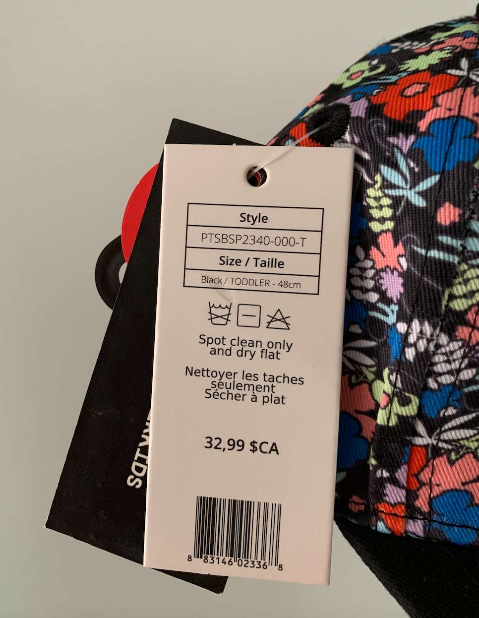 BNWT Headster toddler 48cm floral snapback, Kids 18 Month (12-18M)