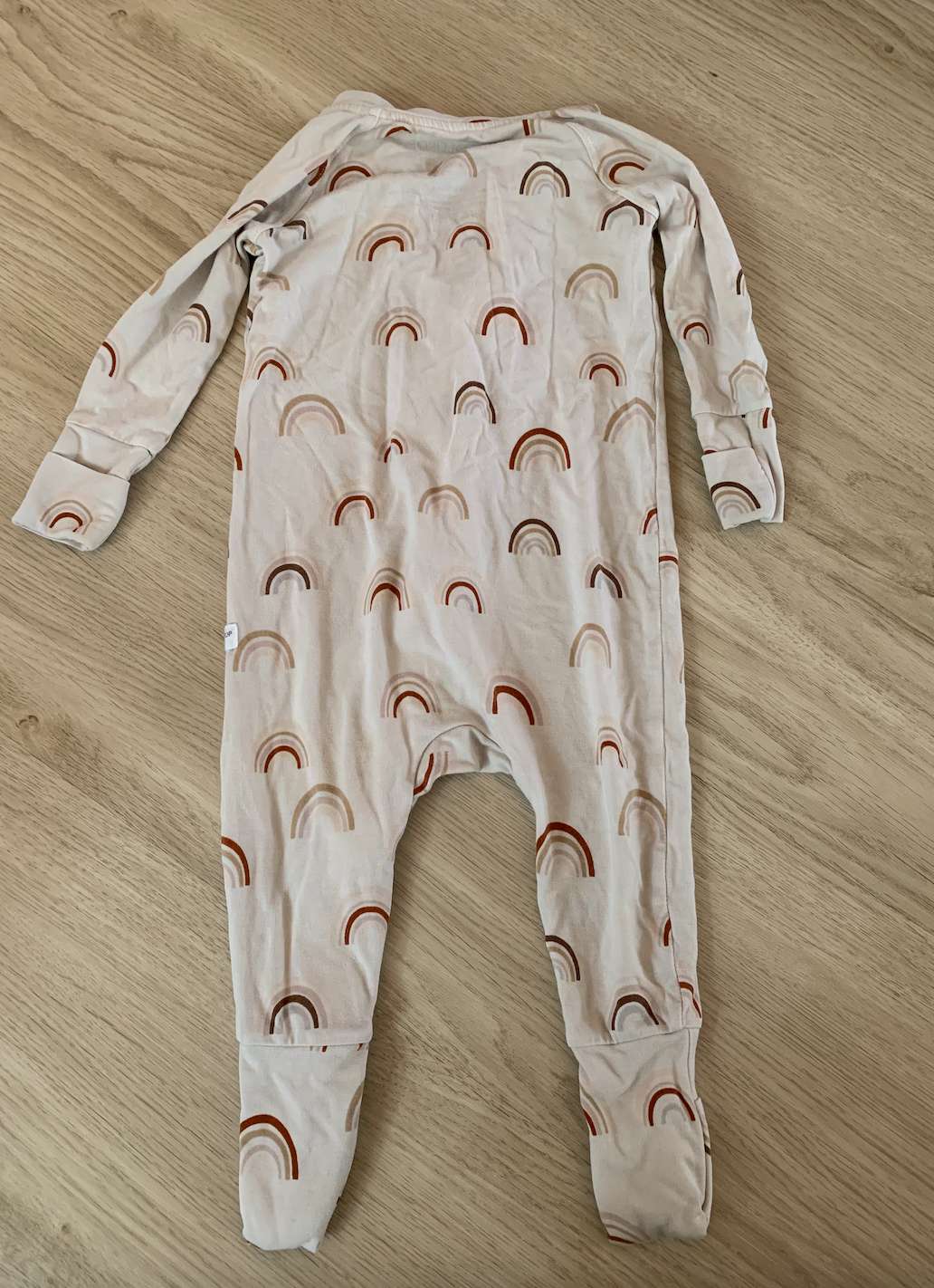 Loulou Lollipop 6-12month rainbow zipper romper , Kids 12 Month (9-12M)
