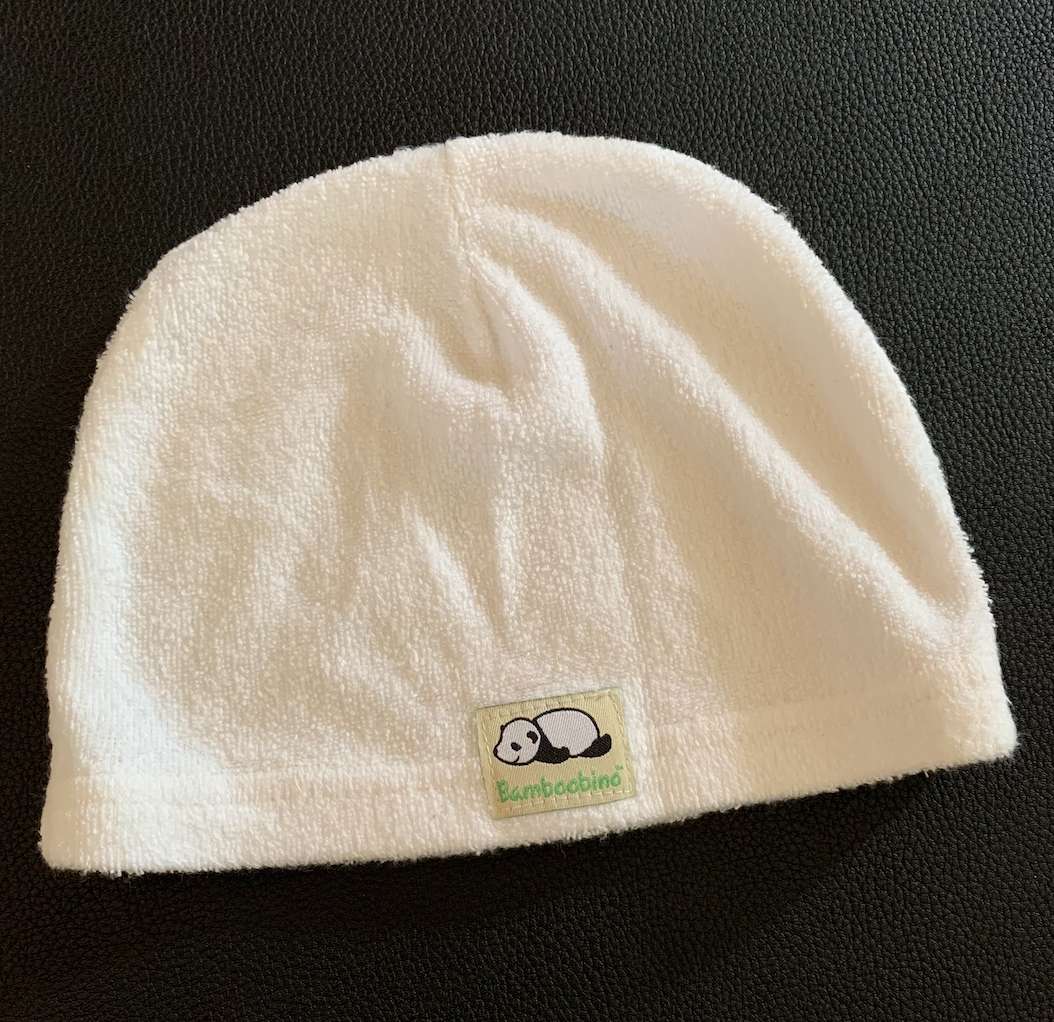 Bamboobino Towel hat 6-12m made in canada