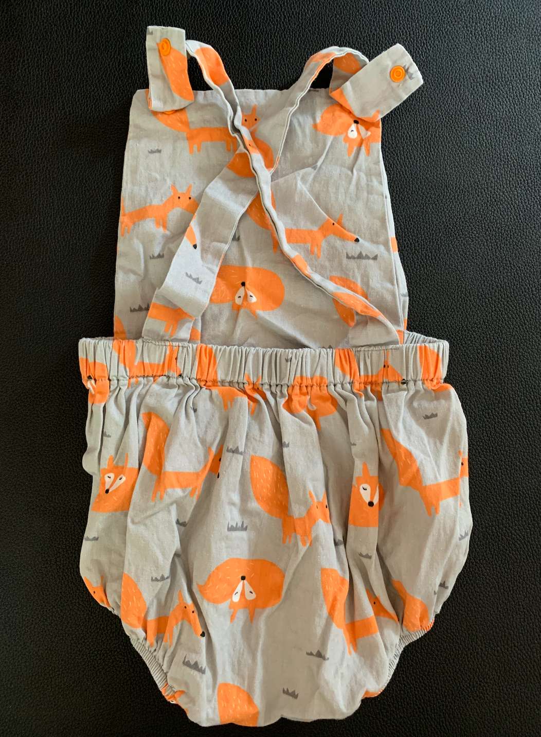 Cotton Fox overall romper 1T, Kids 12 Month (9-12M)