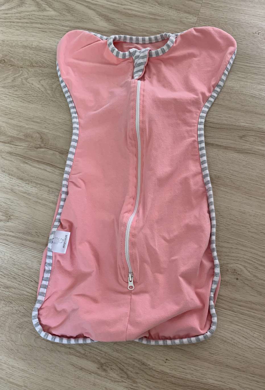 Pink insular sleep sack - small- 3-6kg , 0-3 Months (Newborn)